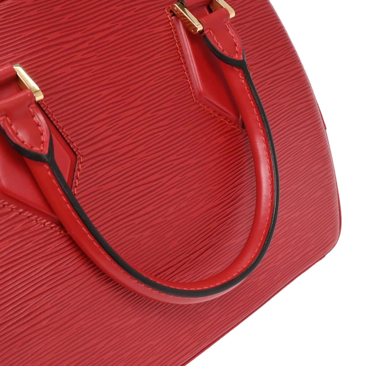 Louis Vuitton 1997 Red Epi Sablon Handbag M52047