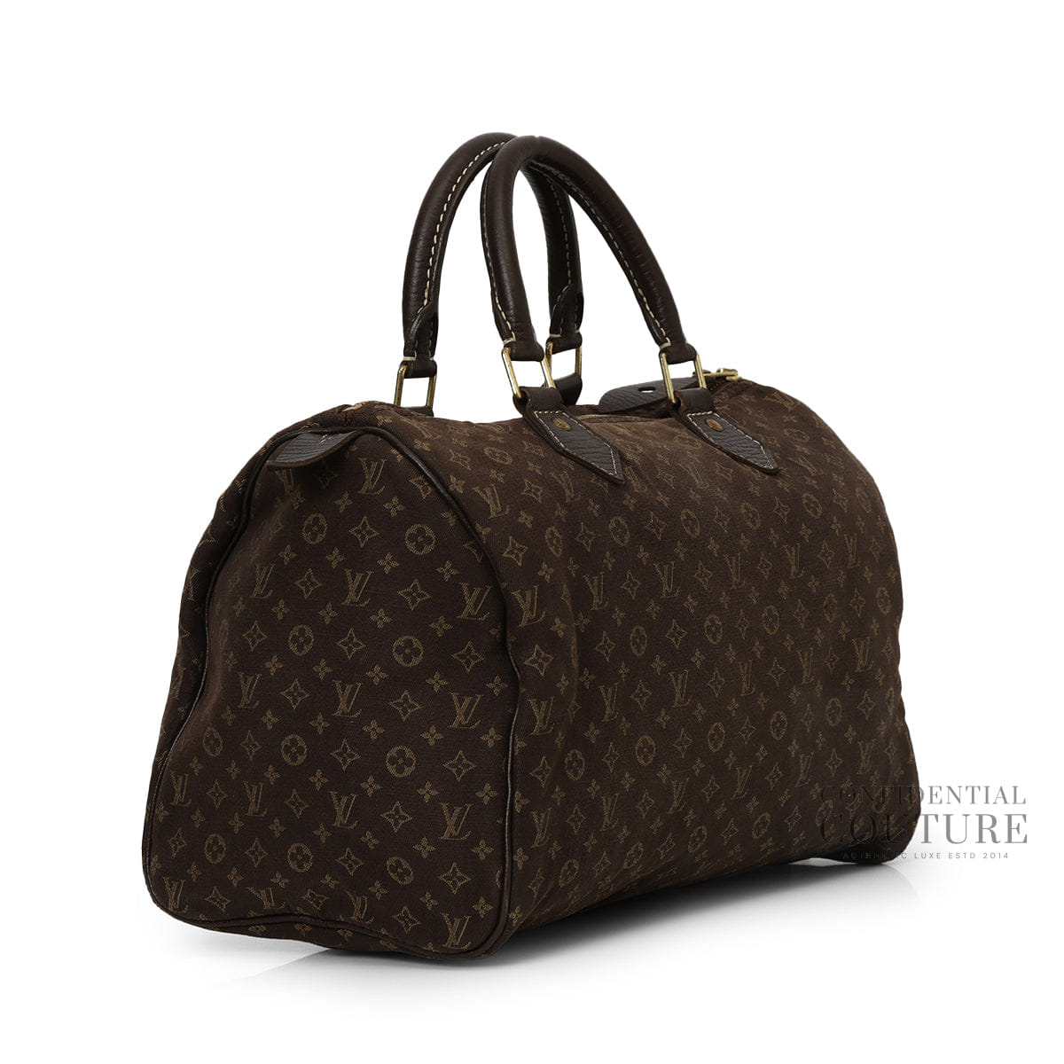Louis Vuitton Monogram Mini Lin Speedy 30 Bag