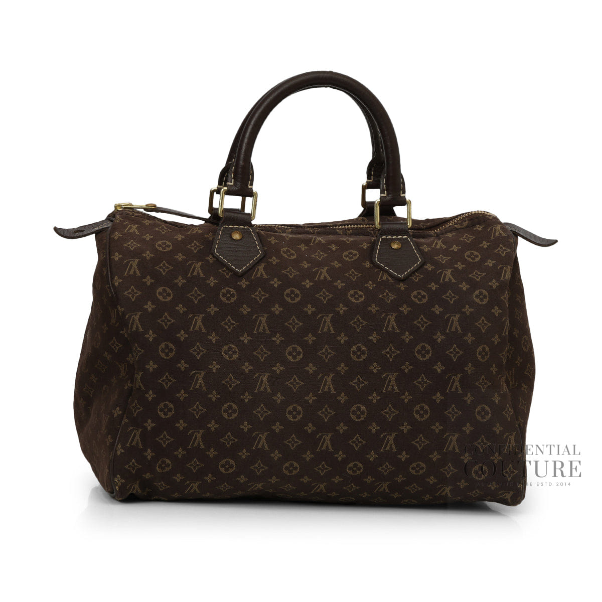 Louis Vuitton Monogram Mini Lin Speedy 30 Bag