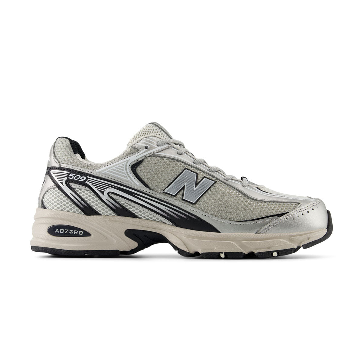New Balance 509 Silver Black