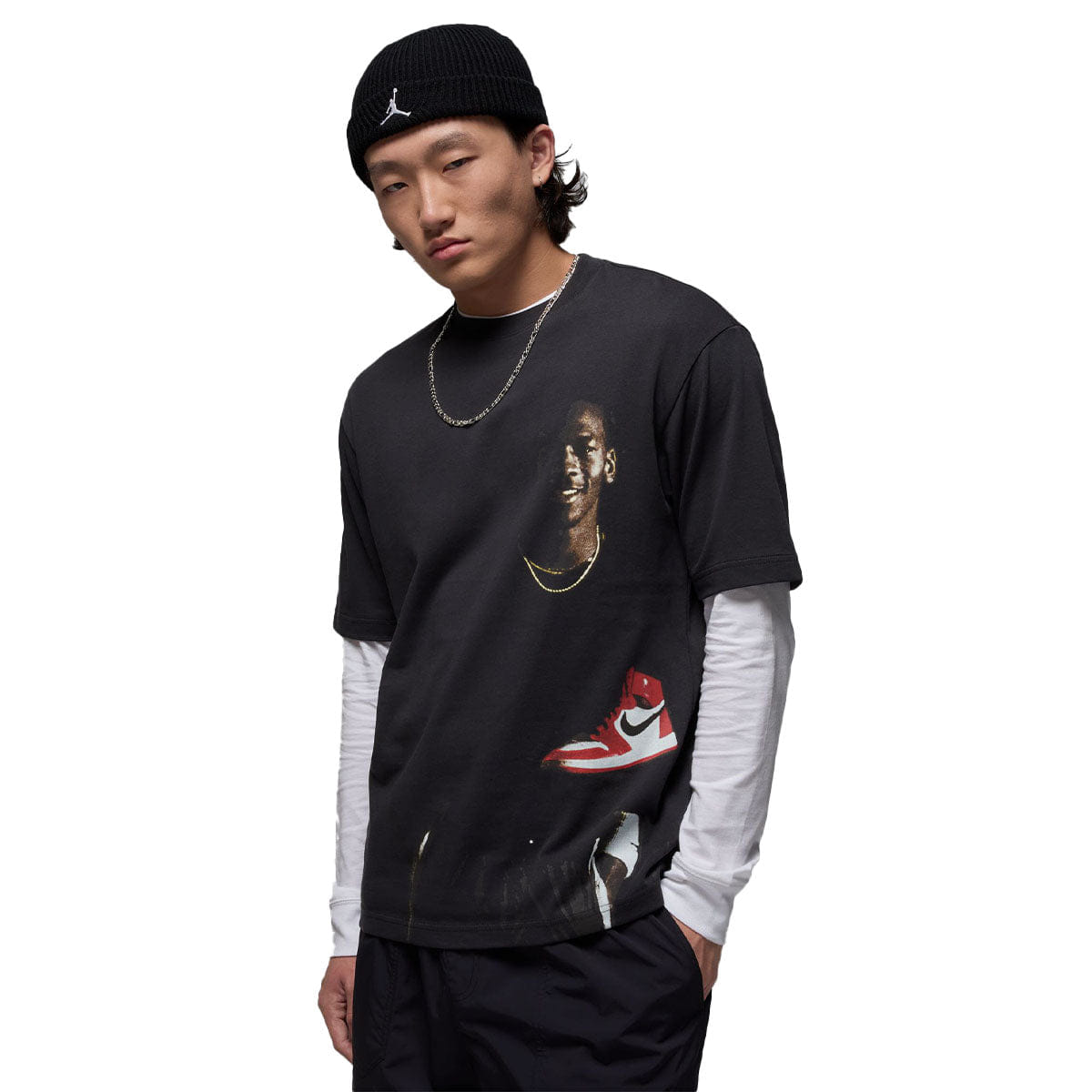 Air Jordan Jordan 1985 Crew Neck T - shirt Off - Noir