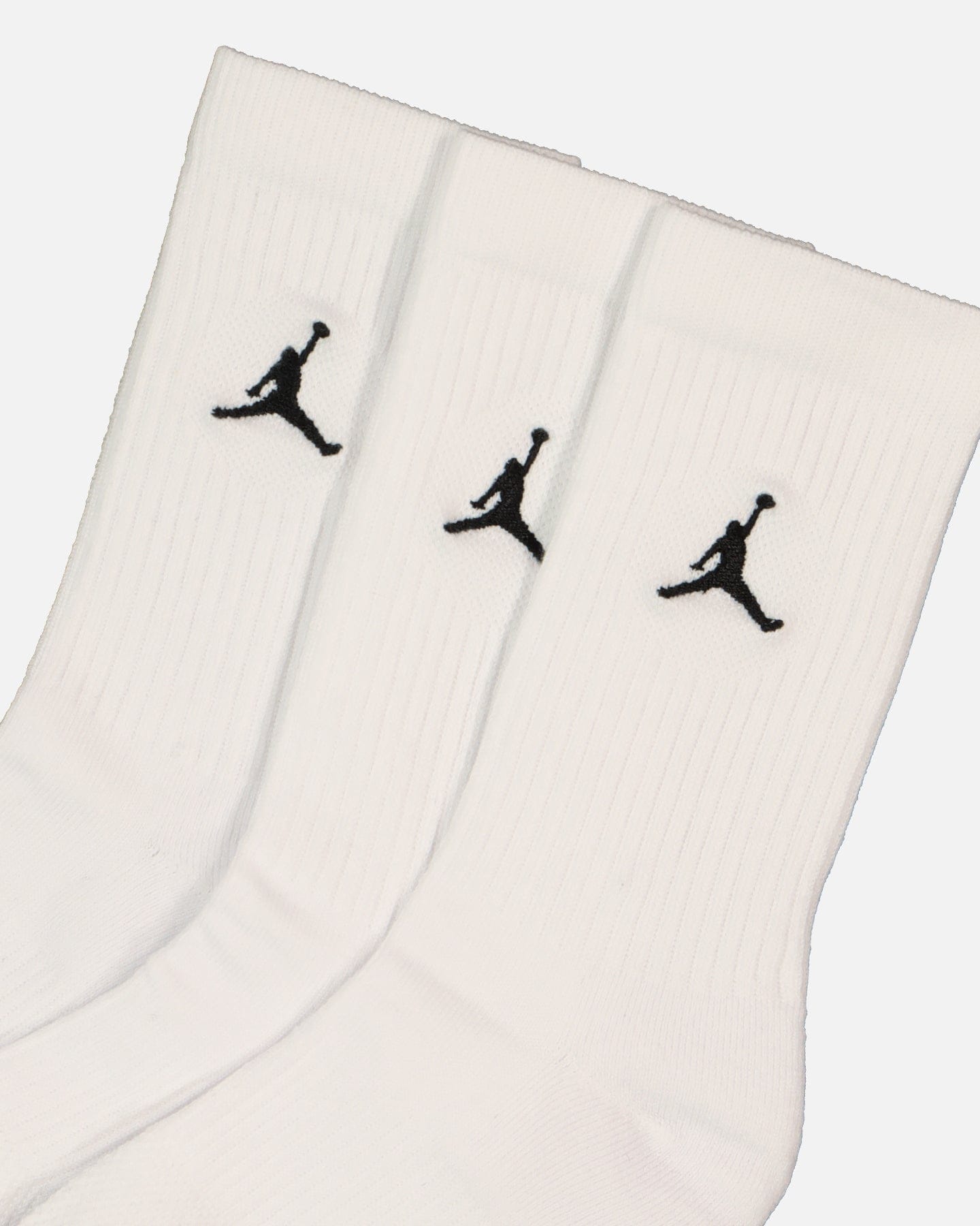 Air Jordan Jordan Unisex Jordan Everyday Cushioned Crew Socks 3 Pack White/Black