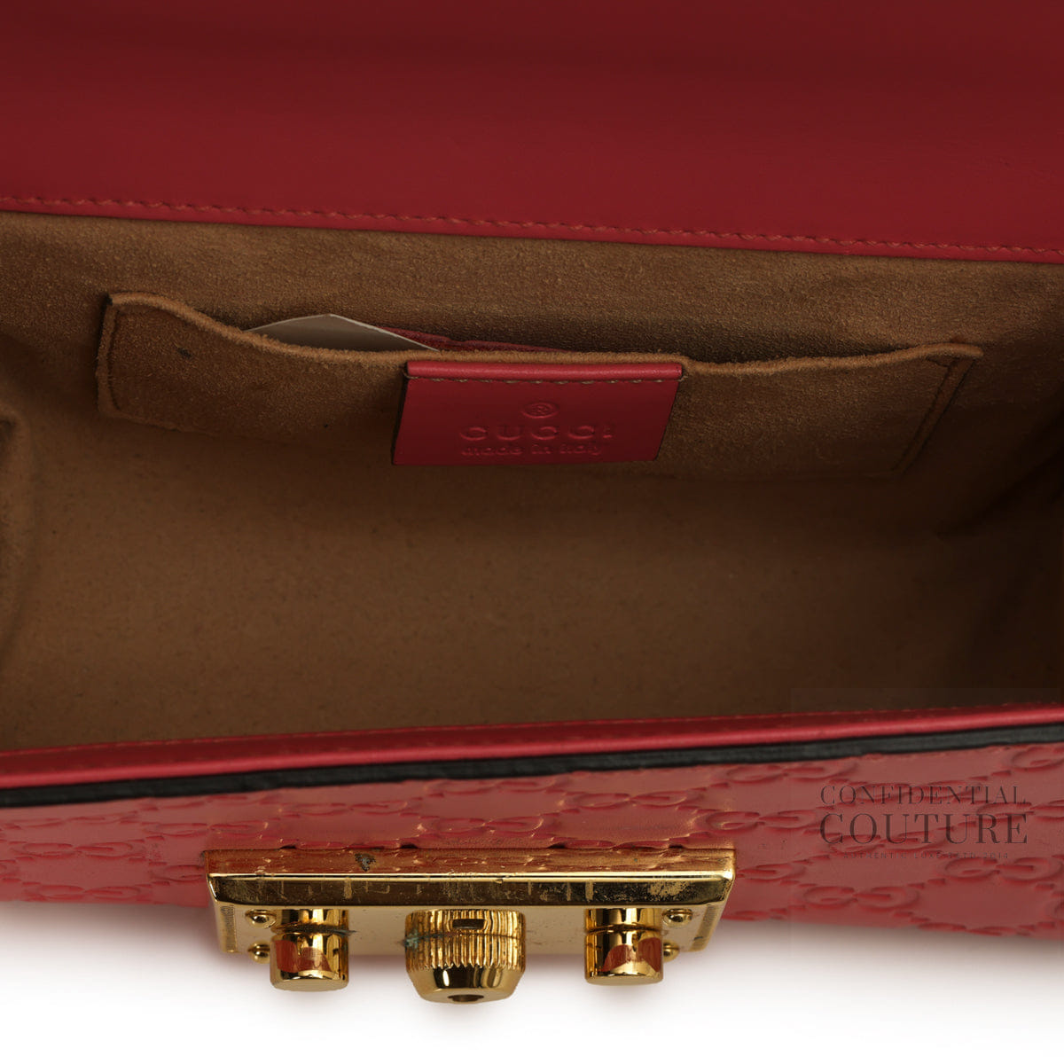 Guccissima Padlock Pink Small Crossbody Bag