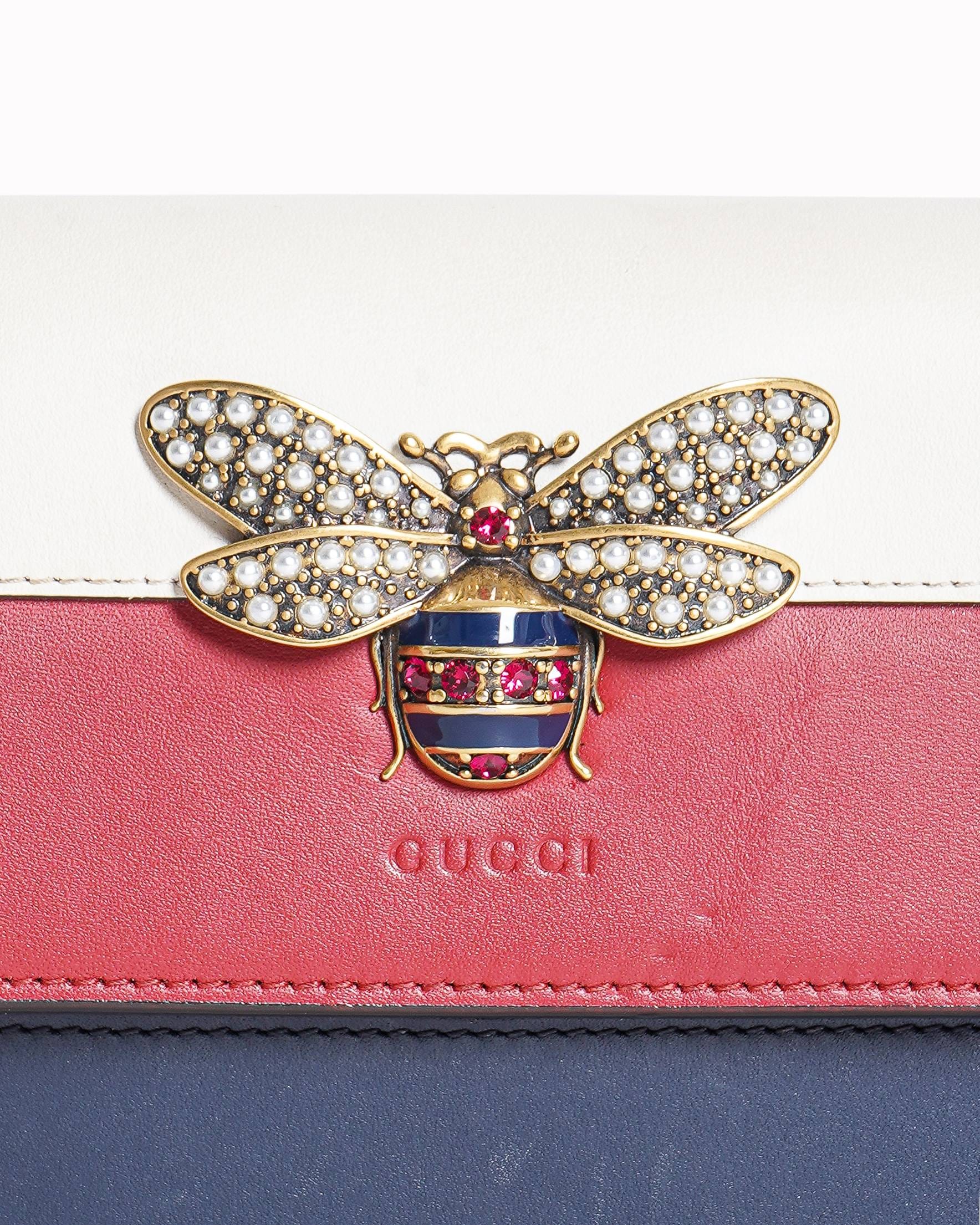 Gucci Multicolor Leather Queen Margaret Crossbody Bag