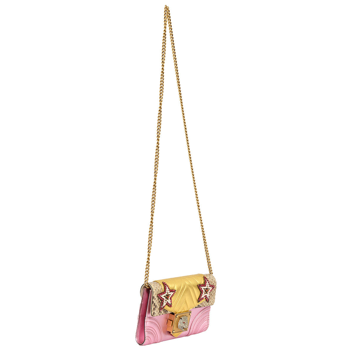 GUCCI LIMITED EDITION ANIMALIER LEATHER CROSSBODY BAG
