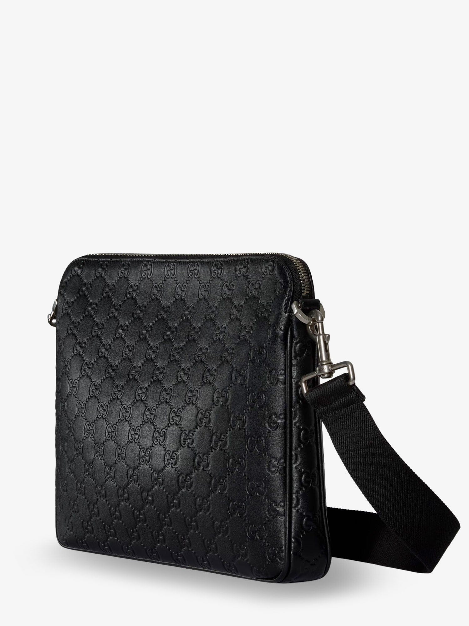 Gucci GG Emblem leather crossbody bag