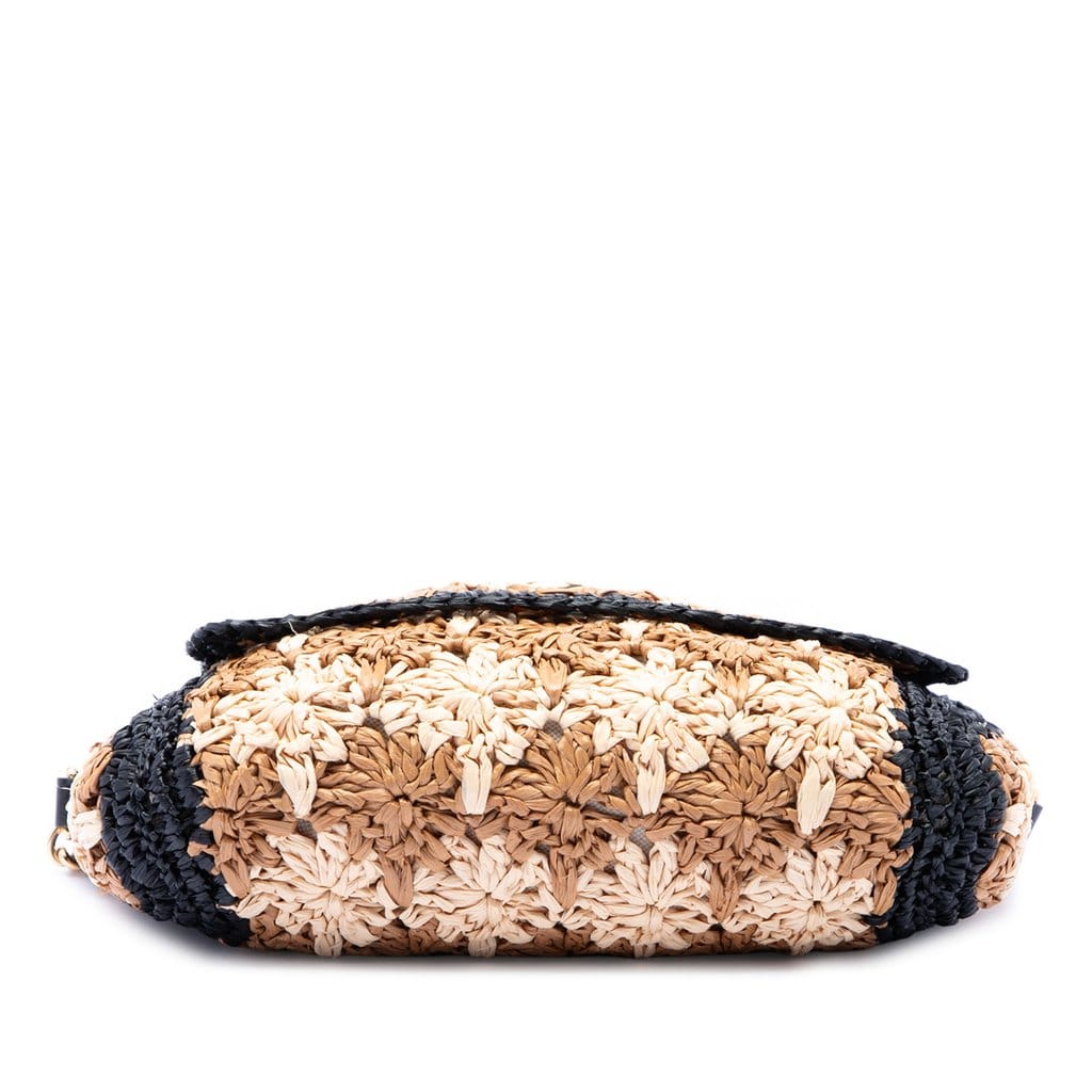 Gucci Small GG Marmont Raffia Crossbody