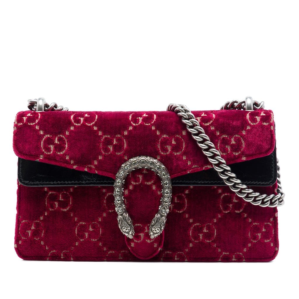 Gucci Medium GG Velvet Dionysus Crossbody