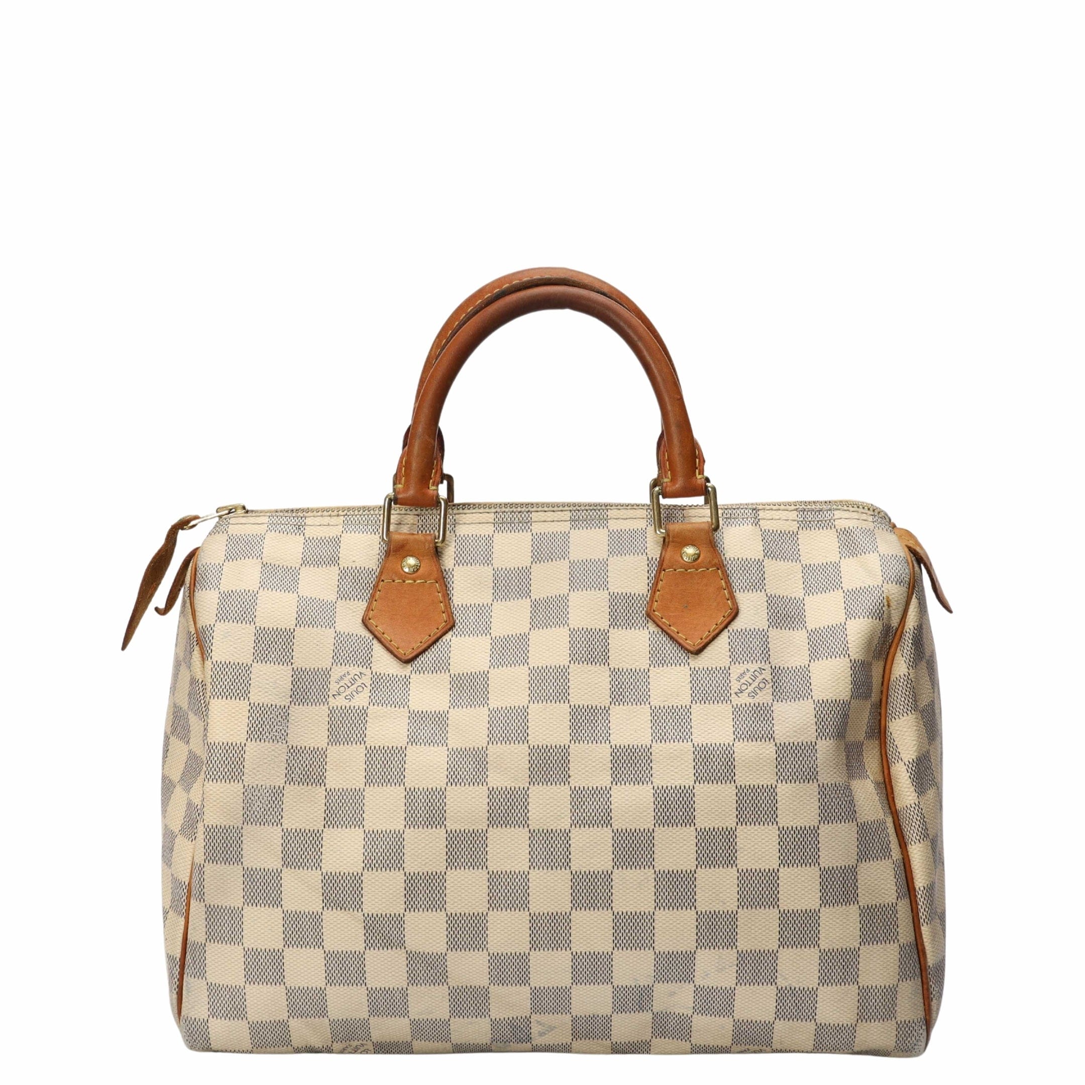 Louis Vuitton Damier Azur Speedy 30 Satchel