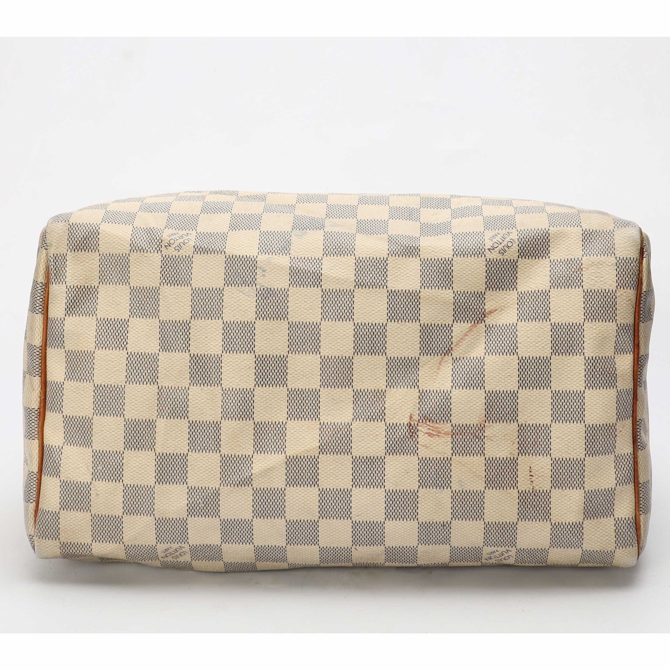 Louis Vuitton Damier Azur Speedy 30 Satchel