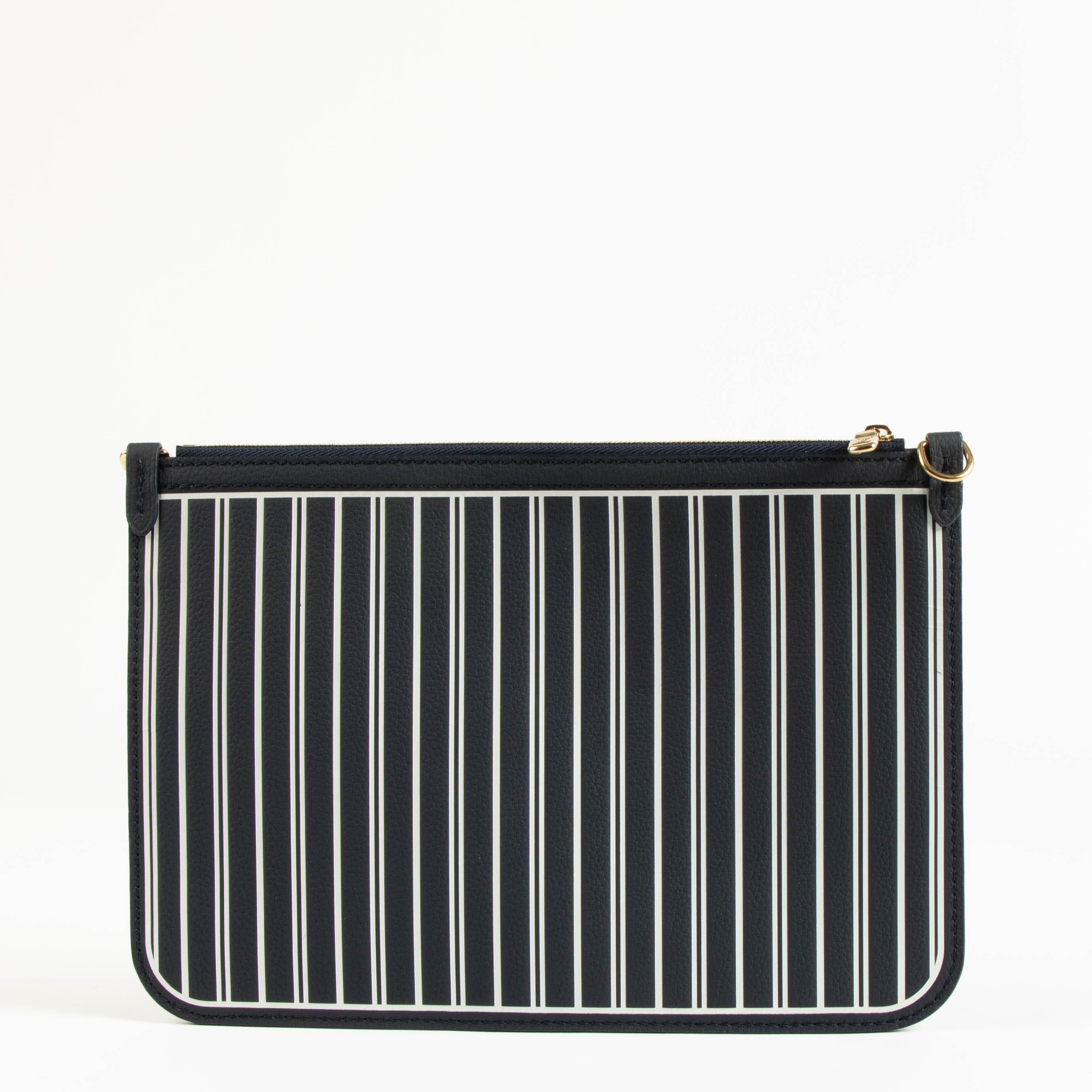 Louis Vuitton Navy Neverfull Inside Out Pouch