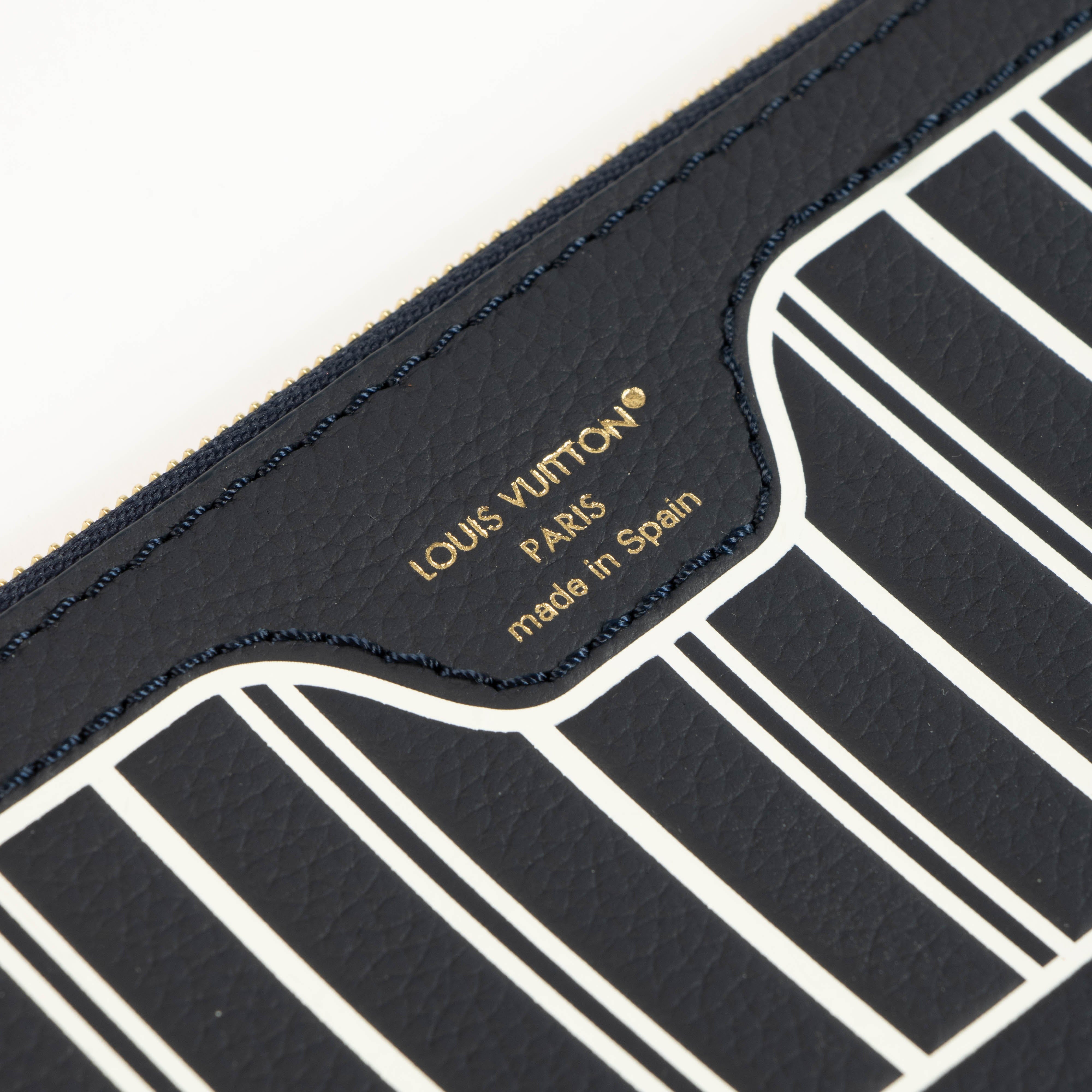 Louis Vuitton Navy Neverfull Inside Out Pouch