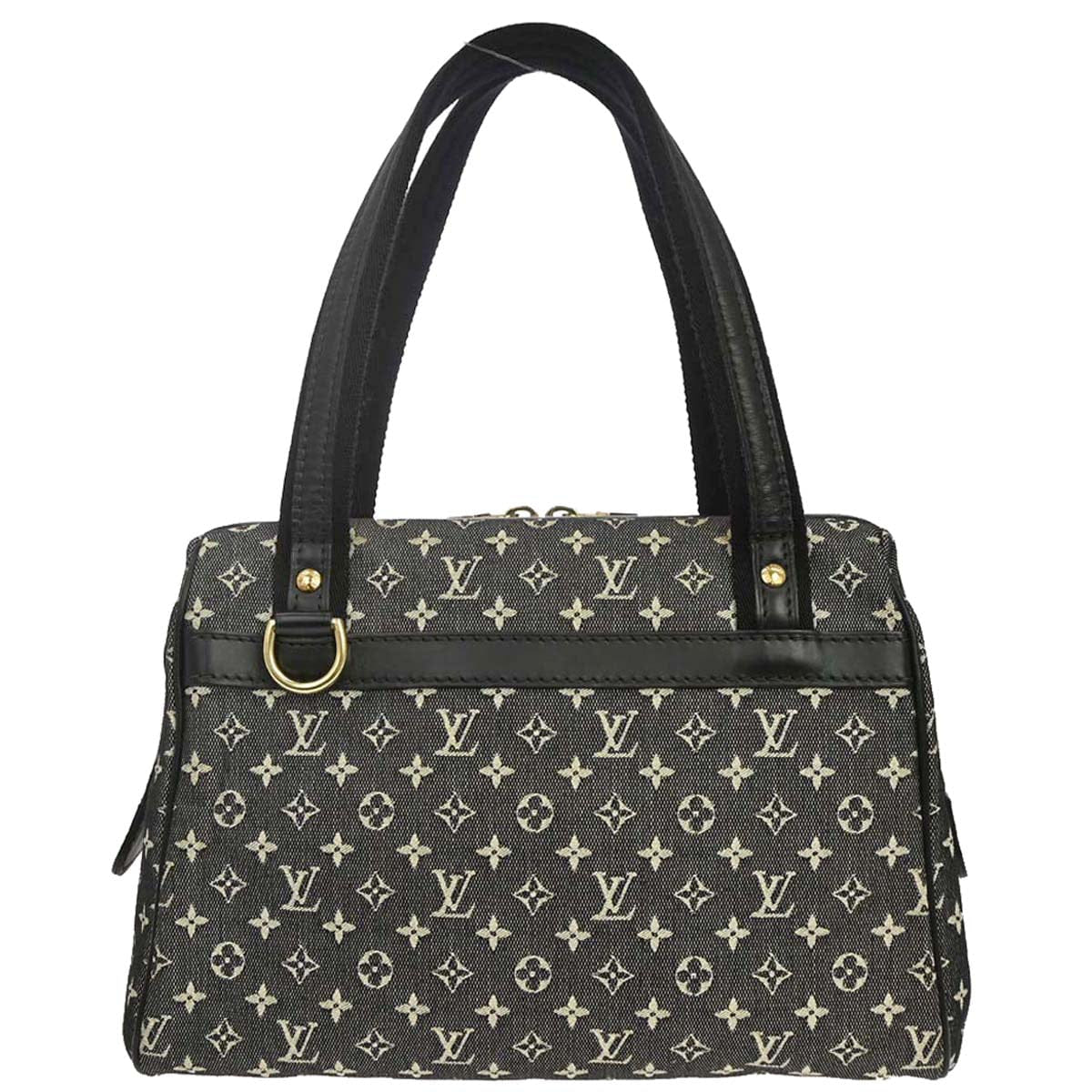 Louis Vuitton 2005 Black Monogram Mini Josephine PM Handbag M92049
