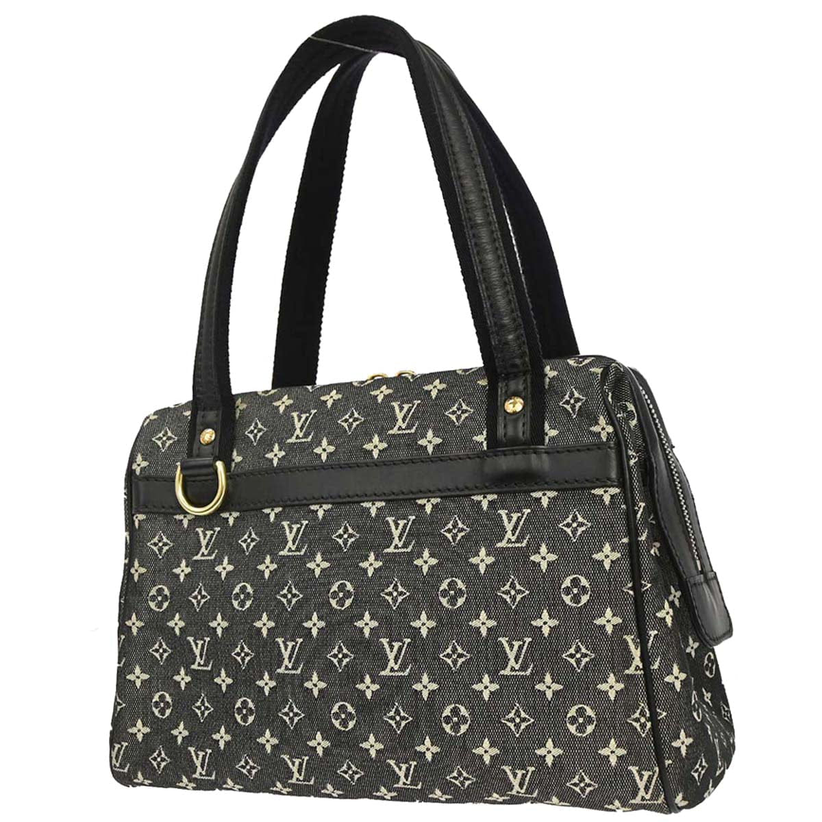 Louis Vuitton 2005 Black Monogram Mini Josephine PM Handbag M92049
