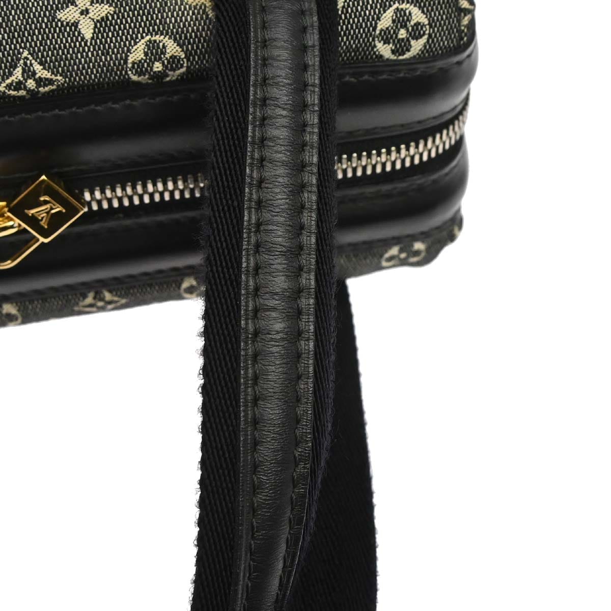 Louis Vuitton 2005 Black Monogram Mini Josephine PM Handbag M92049
