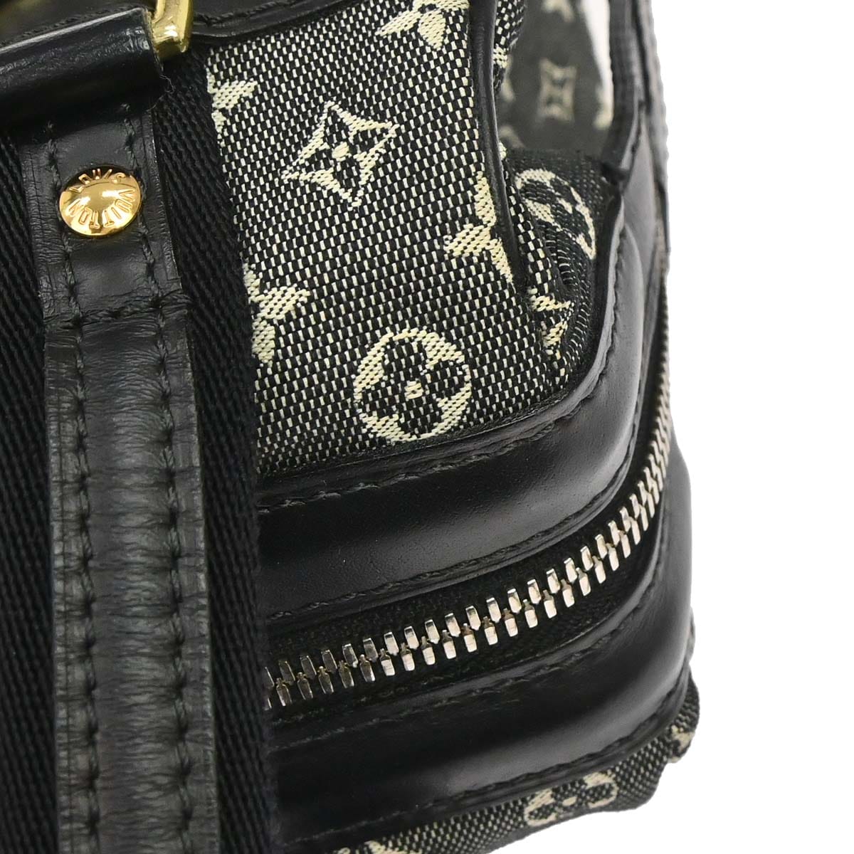 Louis Vuitton 2005 Black Monogram Mini Josephine PM Handbag M92049