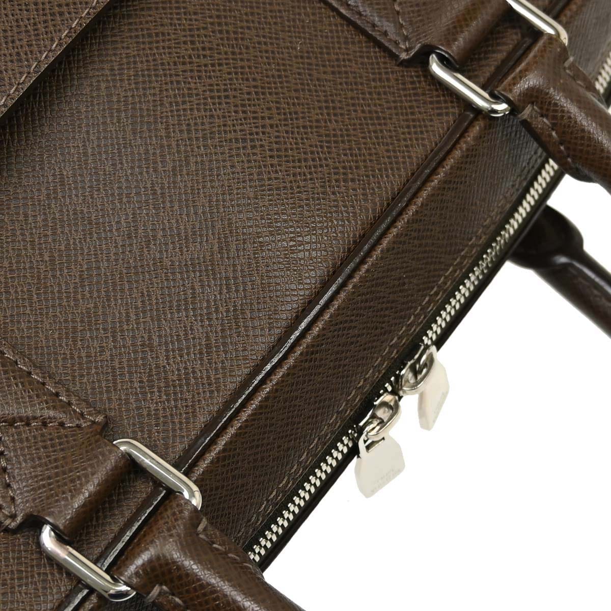 Louis Vuitton 2013 Brown Taiga Neo Igor Briefcase Handbag