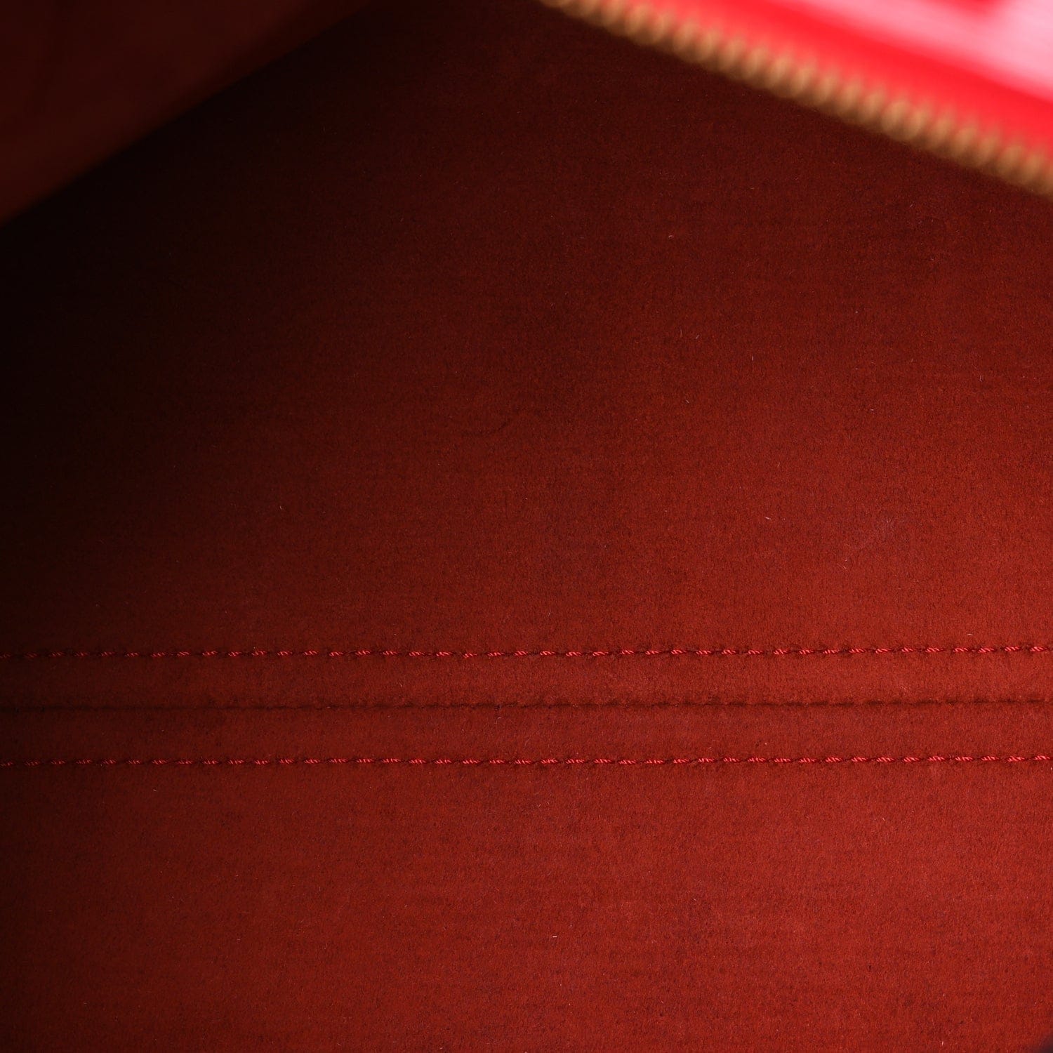 Louis Vuitton Epi Speedy 35 Castillan Red