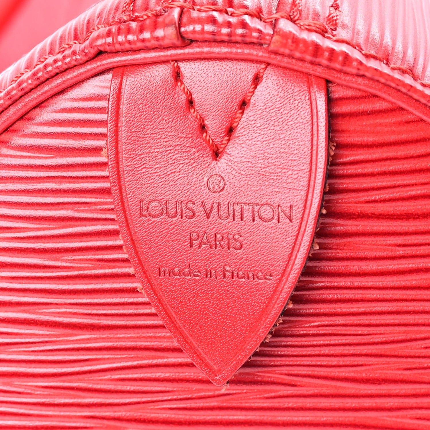 Louis Vuitton Epi Speedy 35 Castillan Red