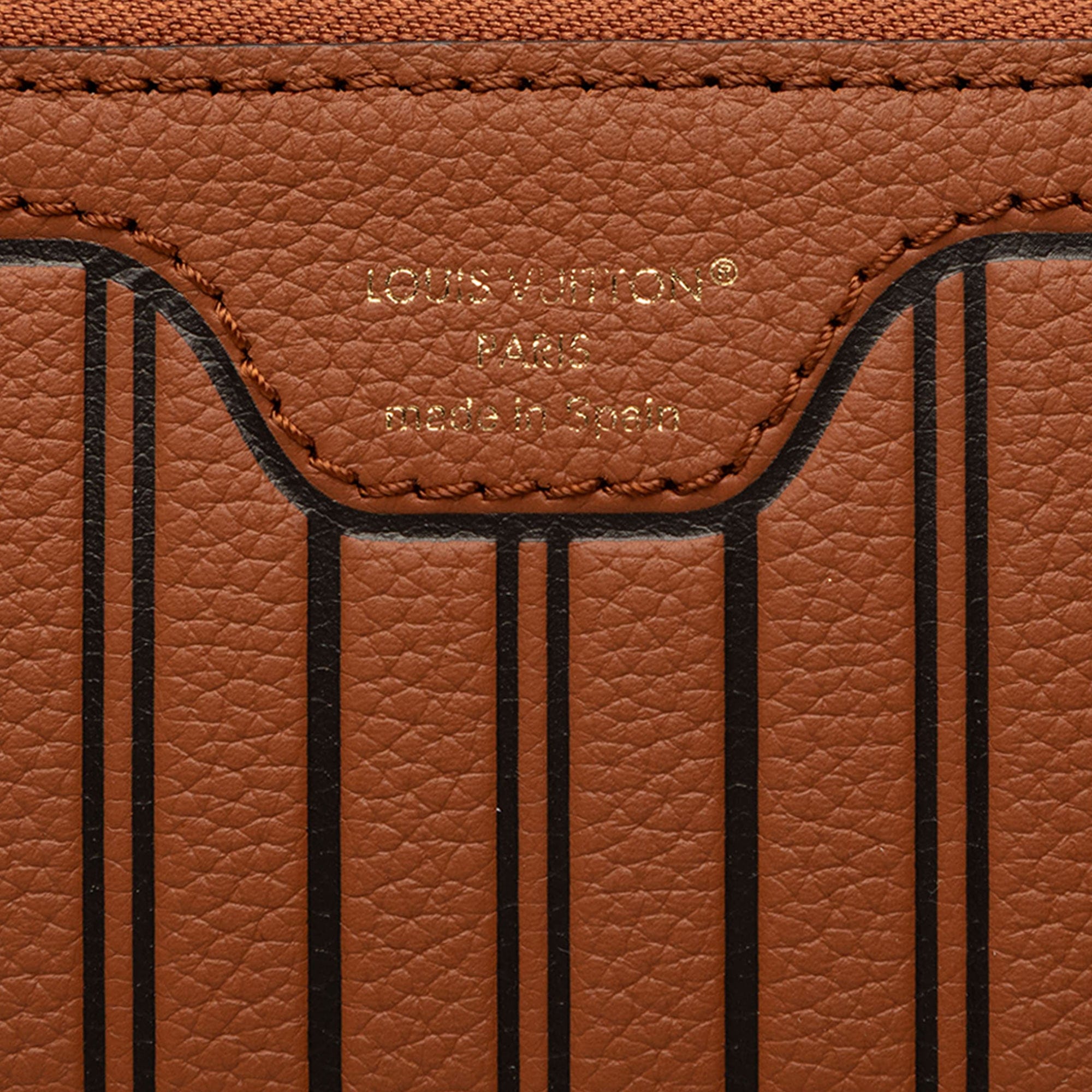 Louis Vuitton Calfskin Neverfull Inside Out MM Pouch