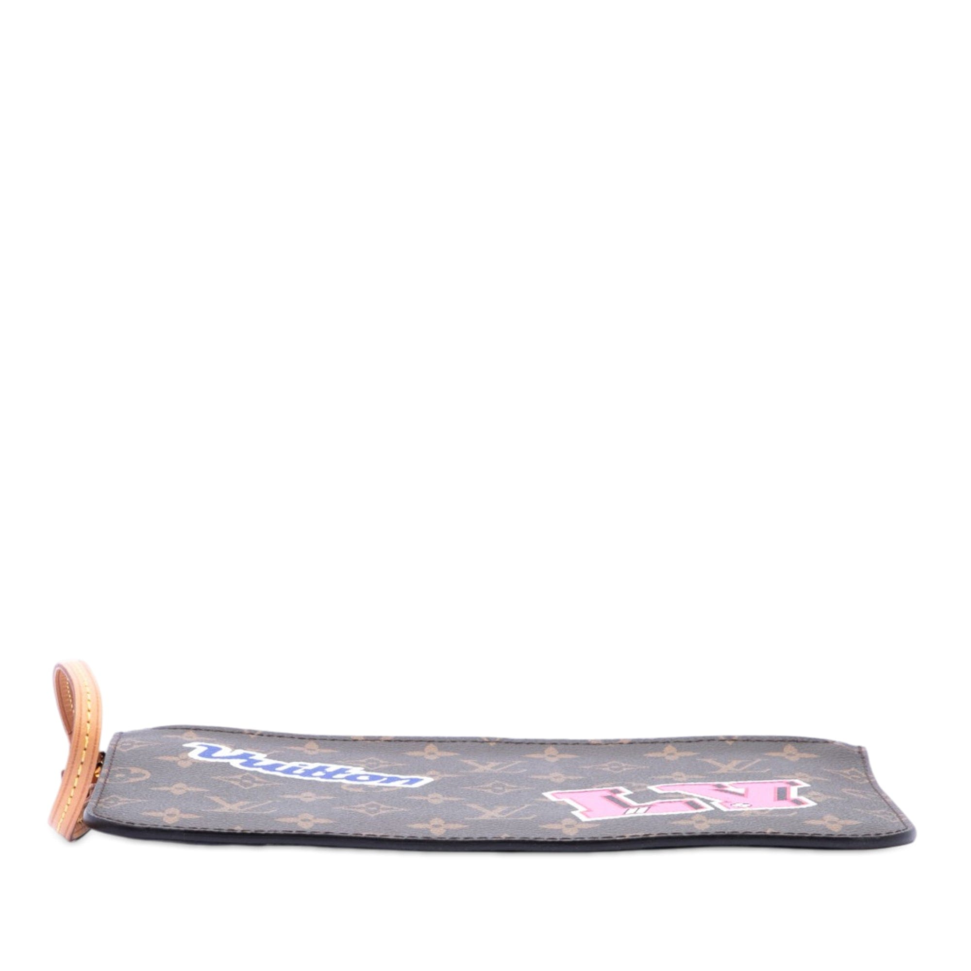 Louis Vuitton Monogram Patches Neverfull MM Pouch