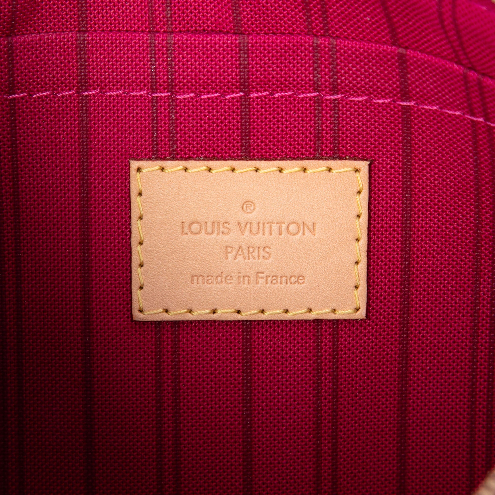 Louis Vuitton Monogram Patches Neverfull MM Pouch