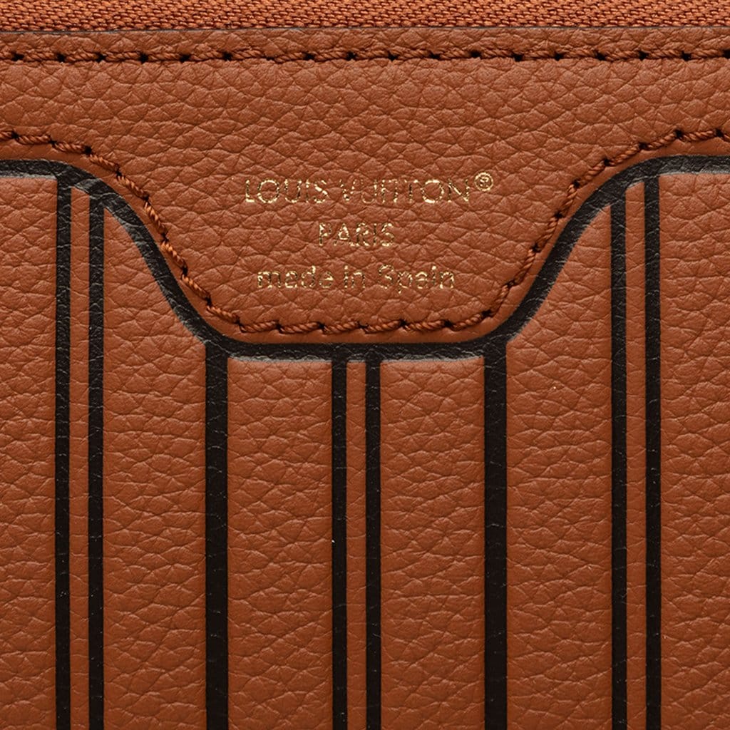 Louis Vuitton Calfskin Neverfull Inside Out MM Pouch