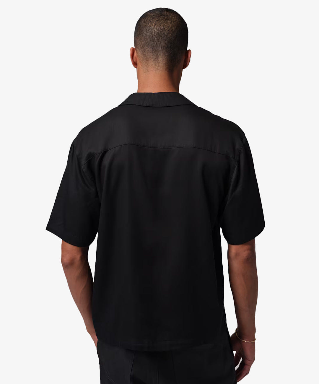 Air Jordan JORDAN | BROOKLYN BOWLING SHIRT { BLACK/INFRARED 23