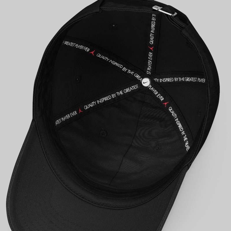 Air Jordan Club Unstructured Curved - Bill Cap - Black
