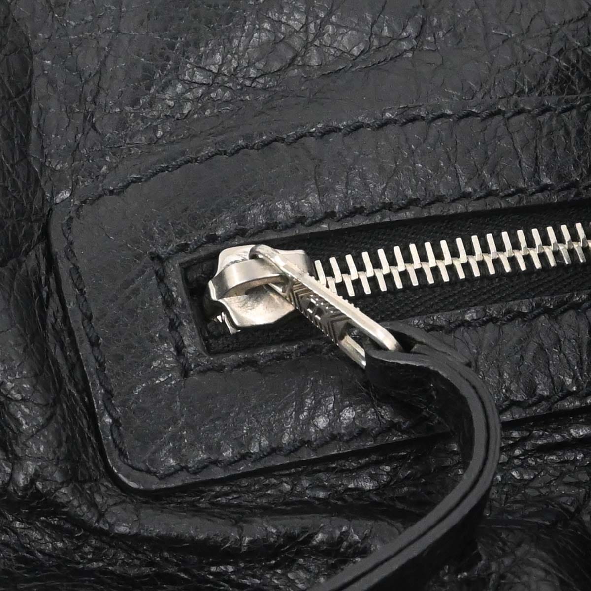 Balenciaga Black Lambskin Briefcase Business Handbag