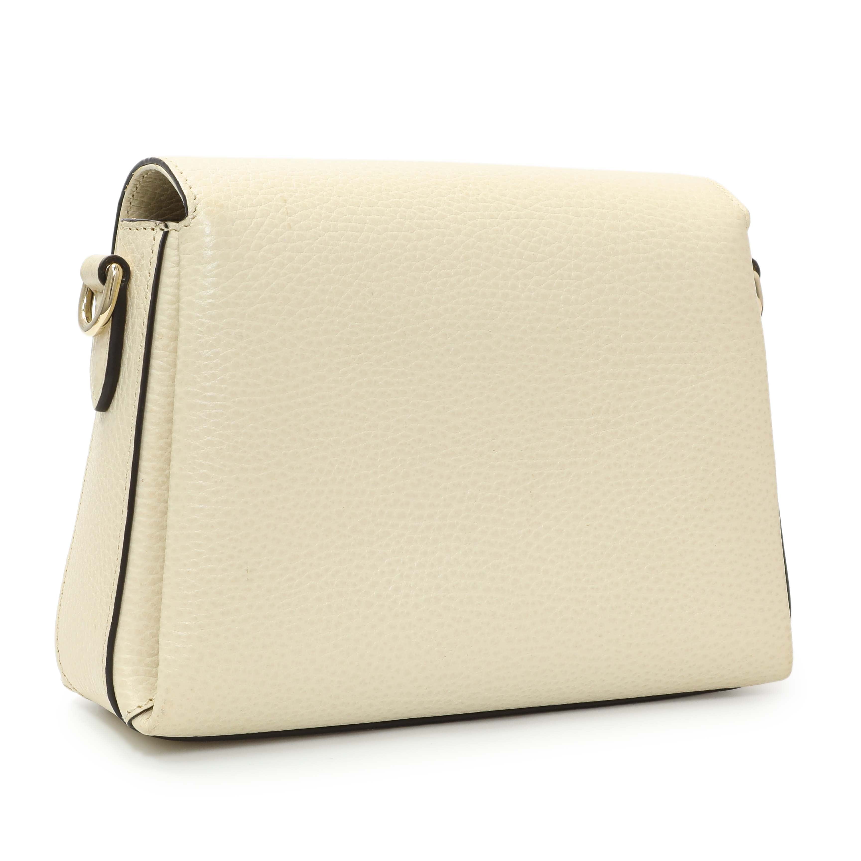 Gucci Mystic White Calfskin Interlocking G Crossbody Bag