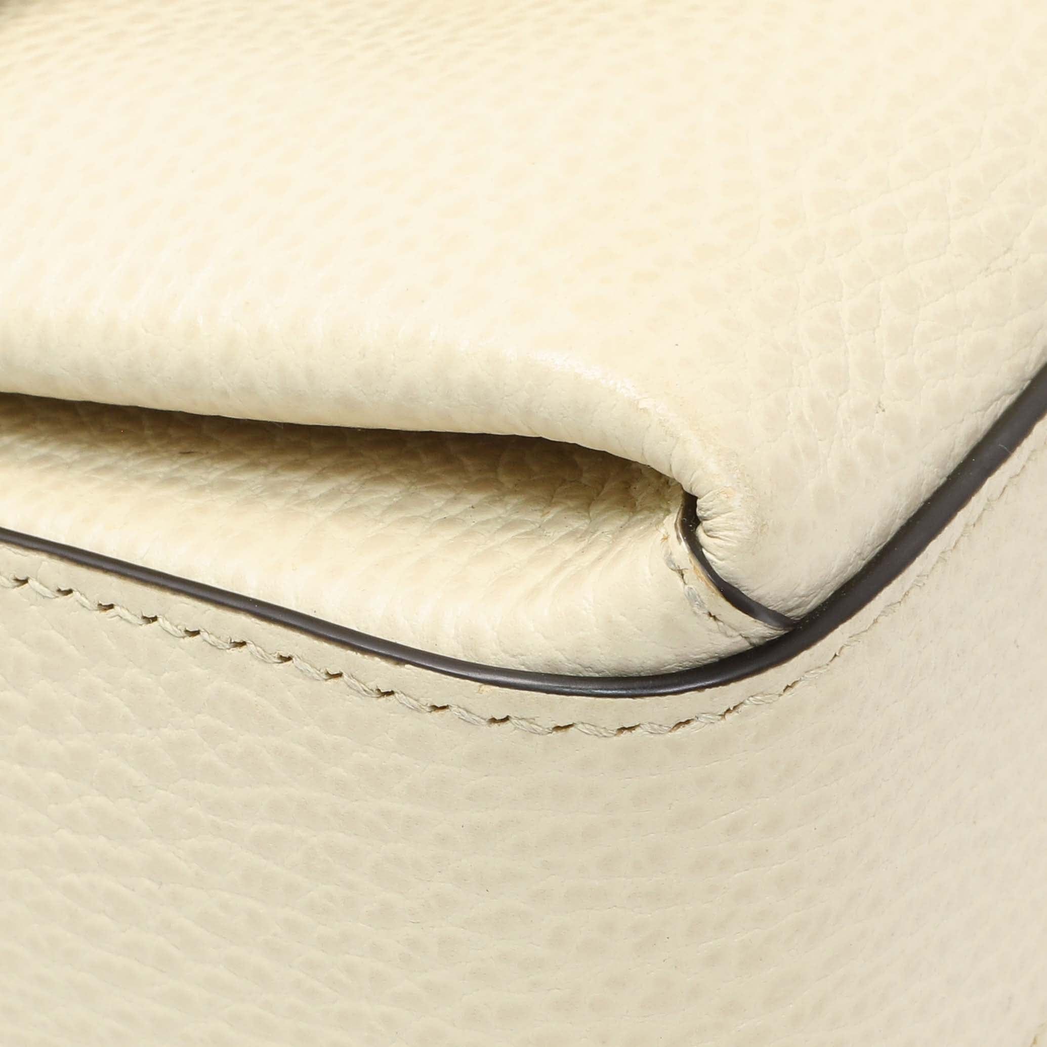 Gucci Mystic White Calfskin Interlocking G Crossbody Bag