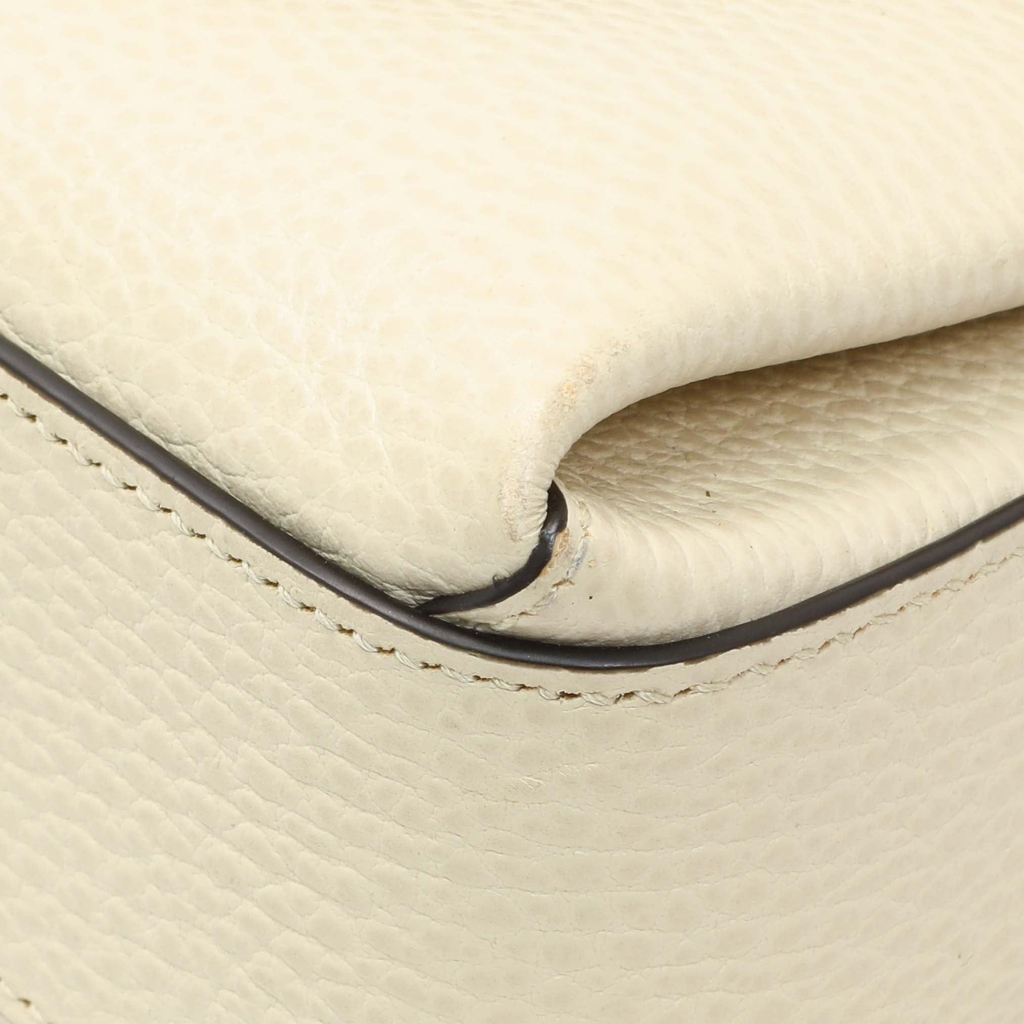 Gucci Mystic White Calfskin Interlocking G Crossbody Bag