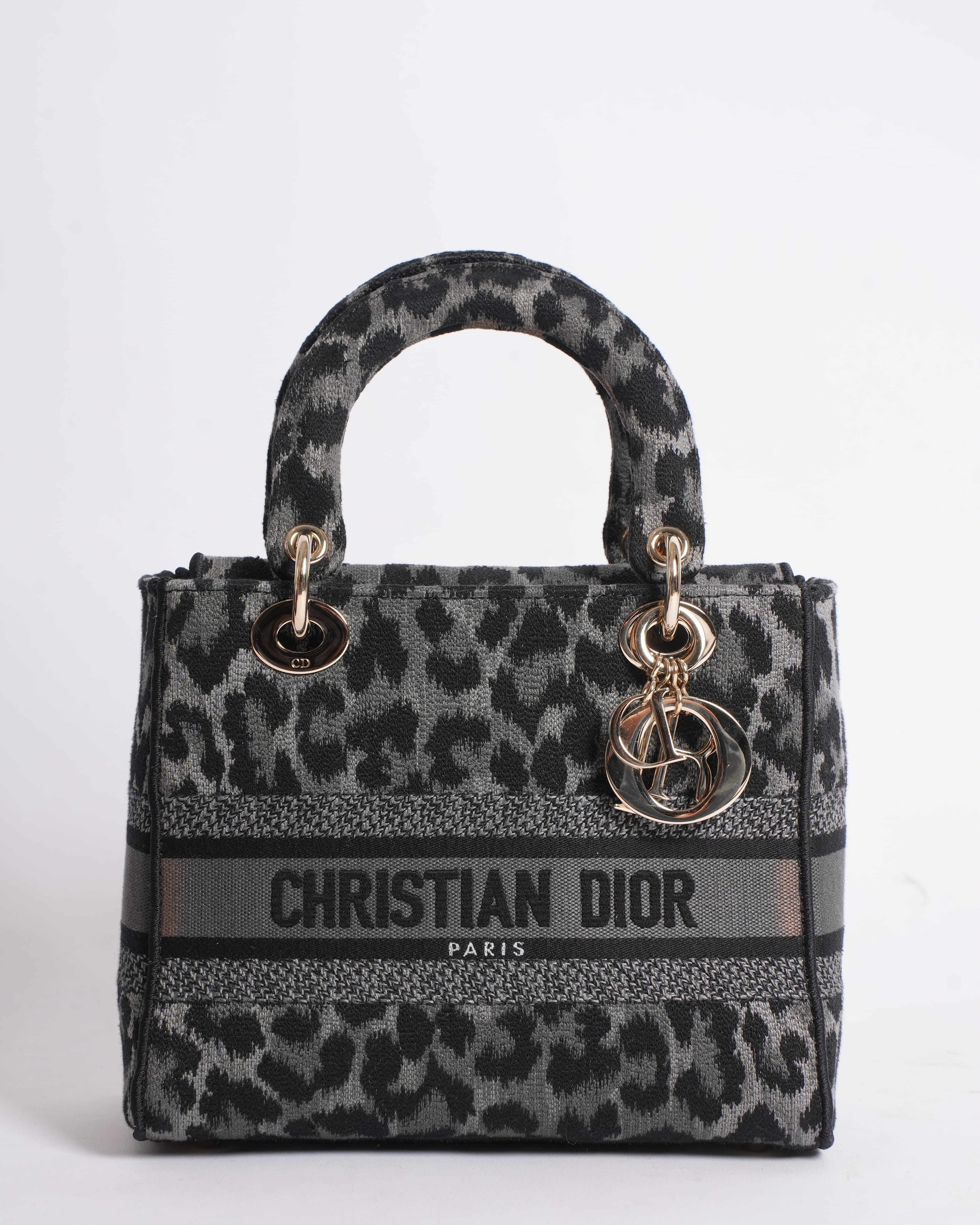 Dior New Christian Dior 2021 Medium Mizza Lady Dior Bag