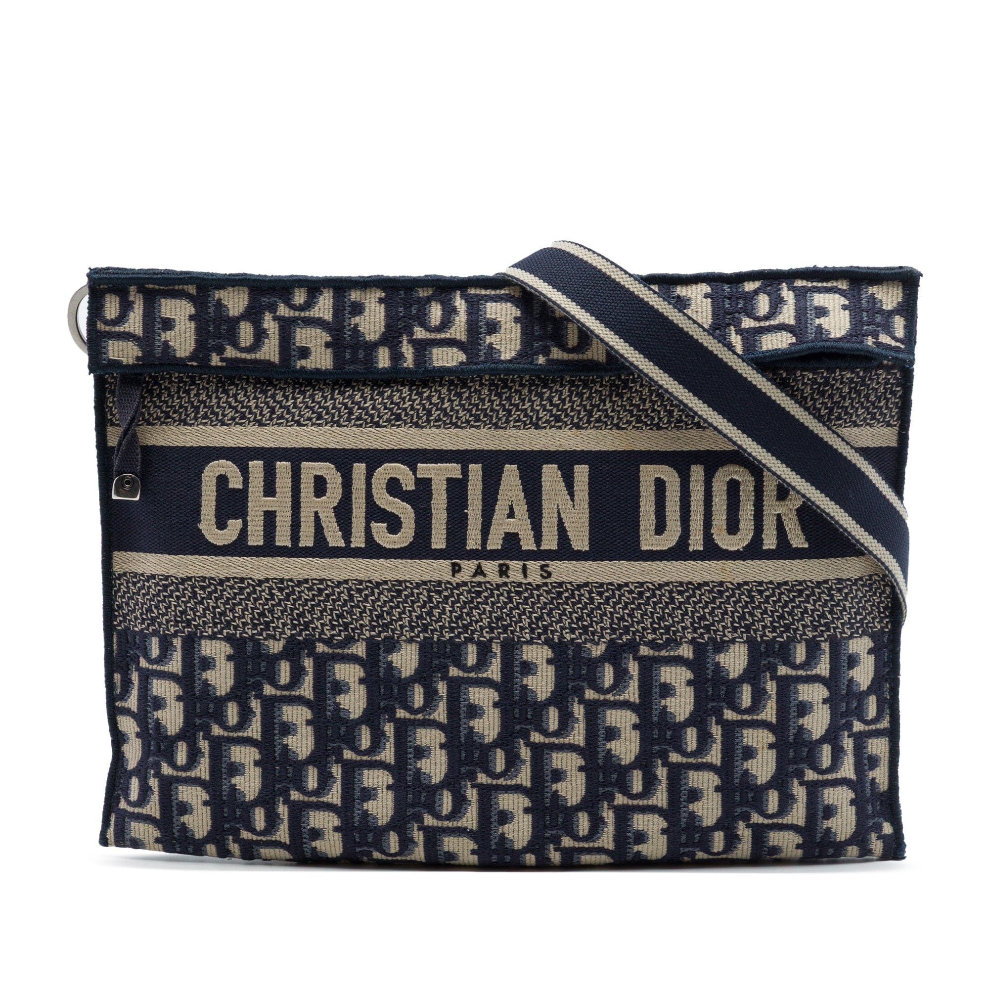 Dior Oblique Canvas Flat Crossbody