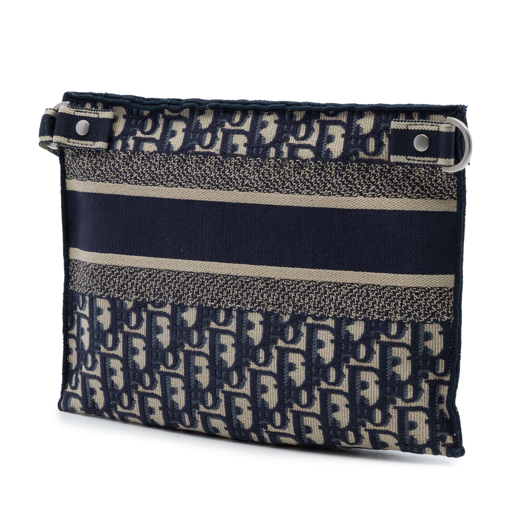 Dior Oblique Canvas Flat Crossbody