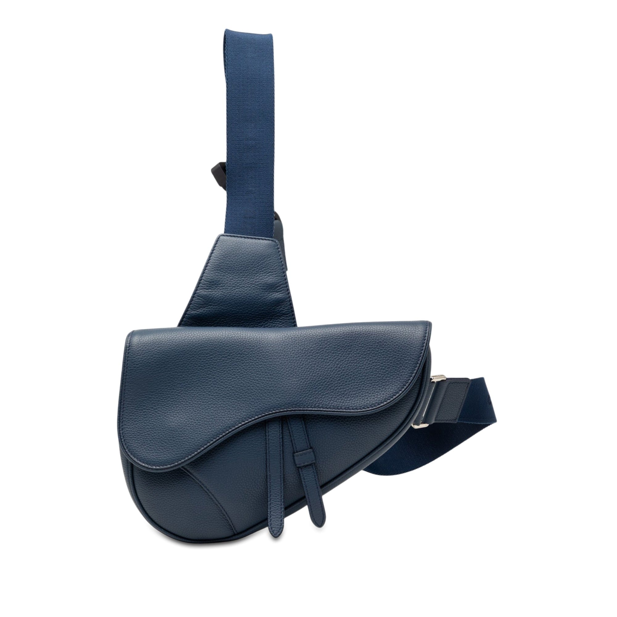Dior Grained Calfskin Saddle Crossbody