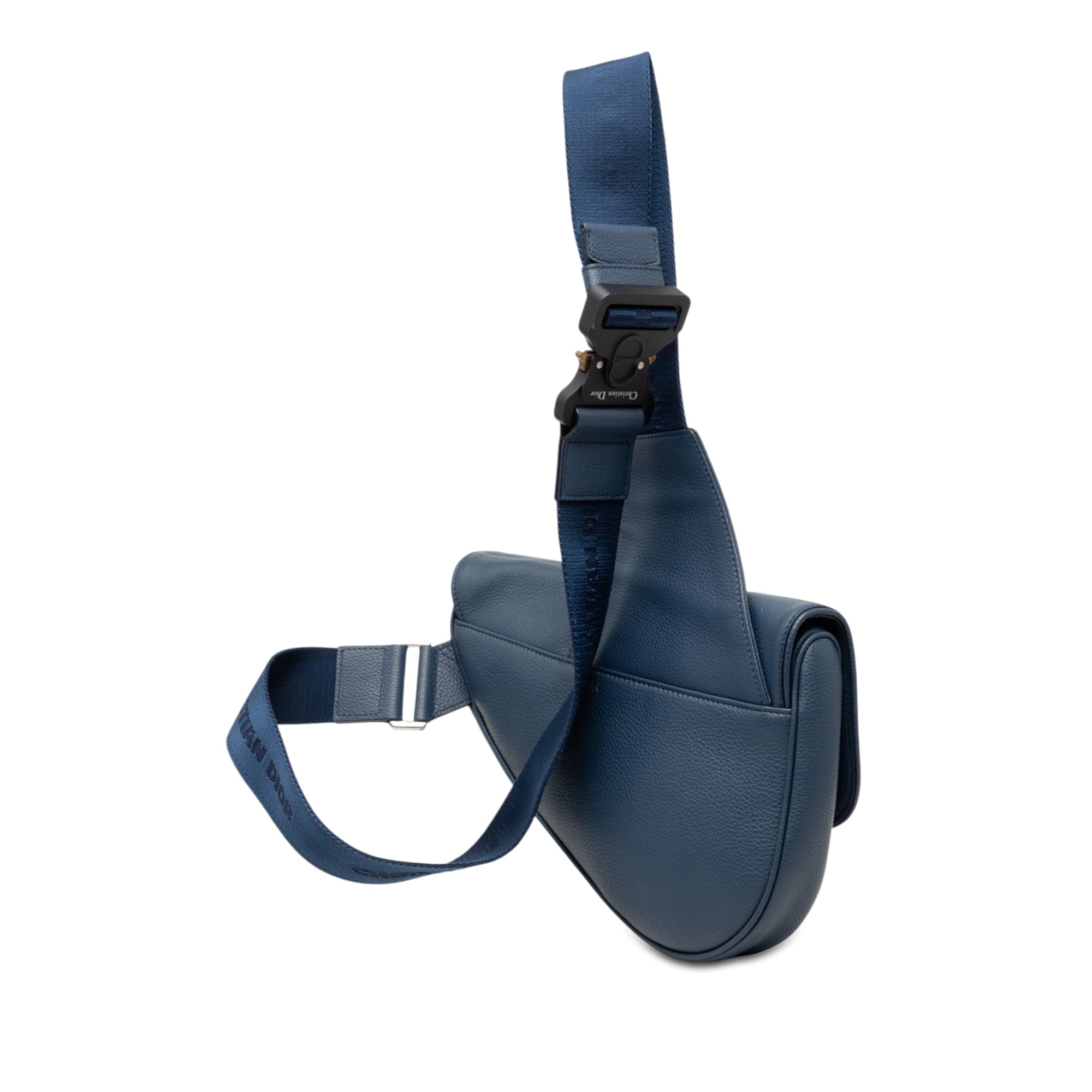 Dior Grained Calfskin Saddle Crossbody