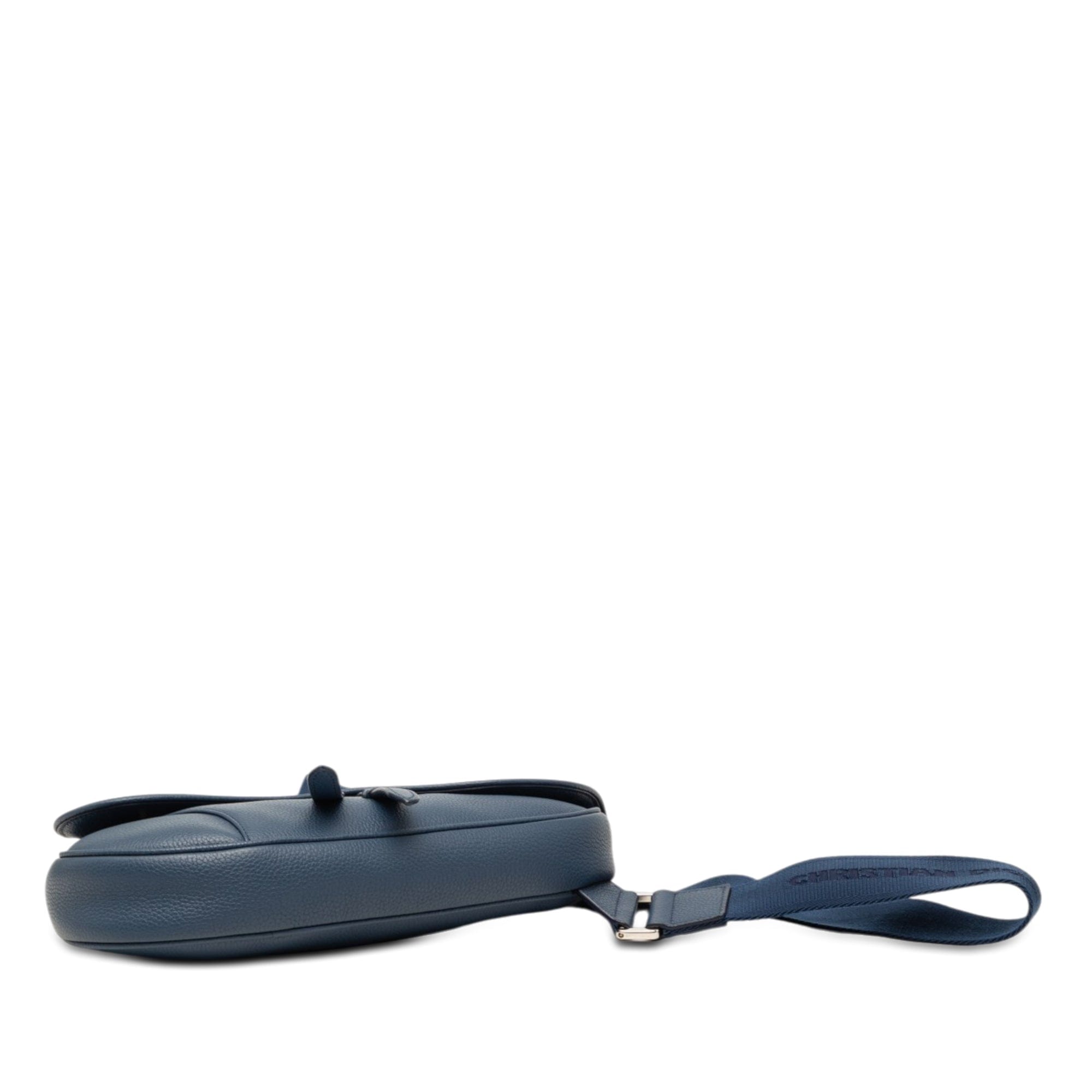 Dior Grained Calfskin Saddle Crossbody