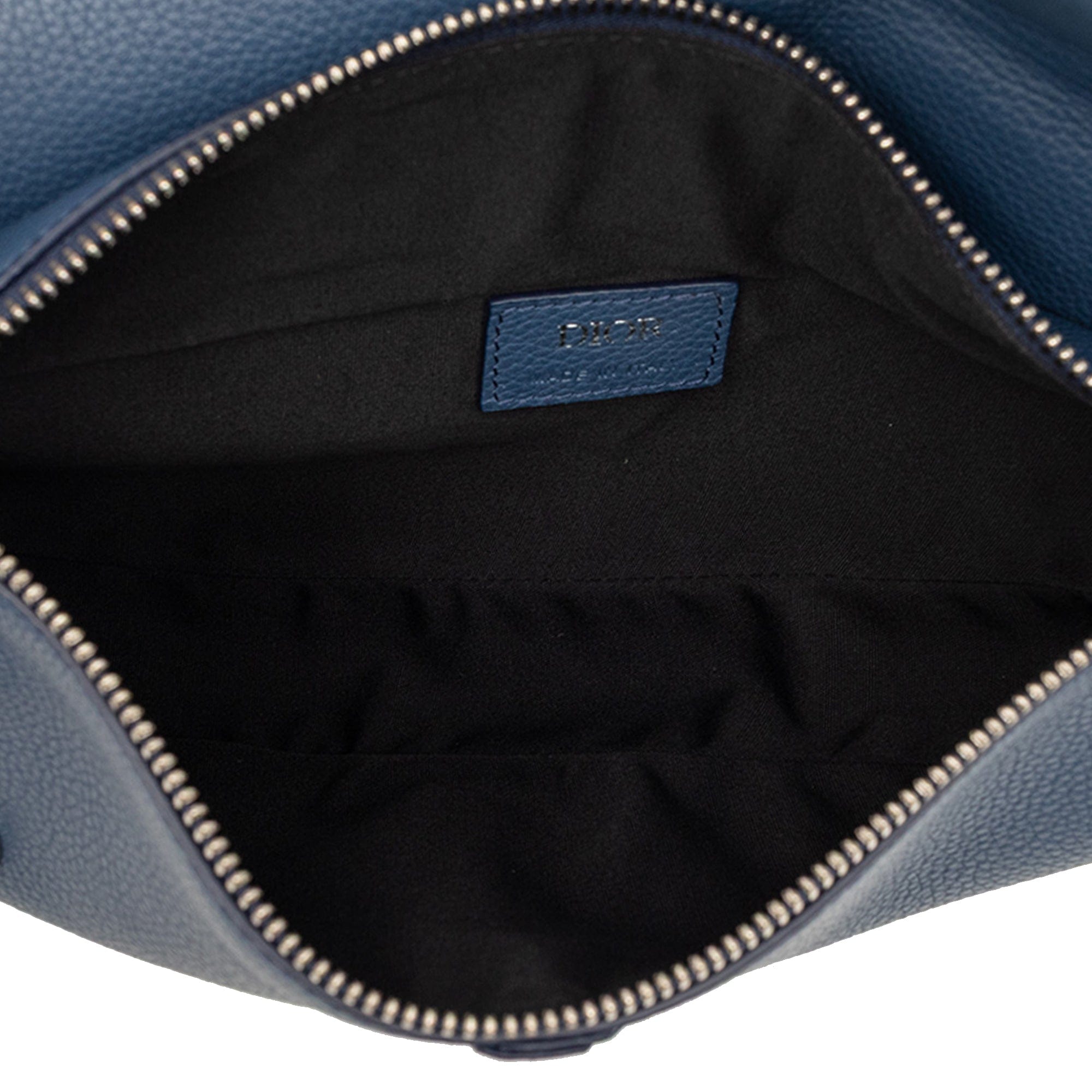 Dior Grained Calfskin Saddle Crossbody