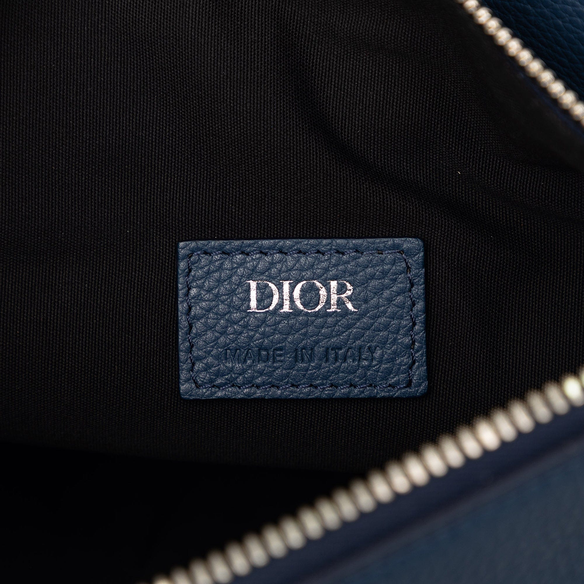 Dior Grained Calfskin Saddle Crossbody