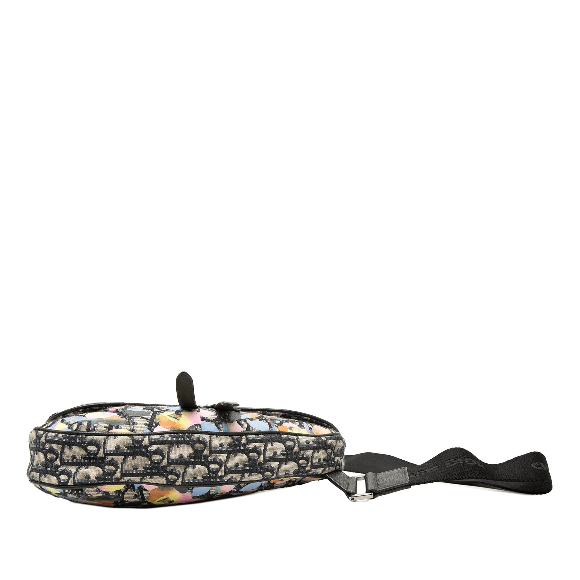 Dior Alex Foxton Oblique Canvas Saddle Crossbody