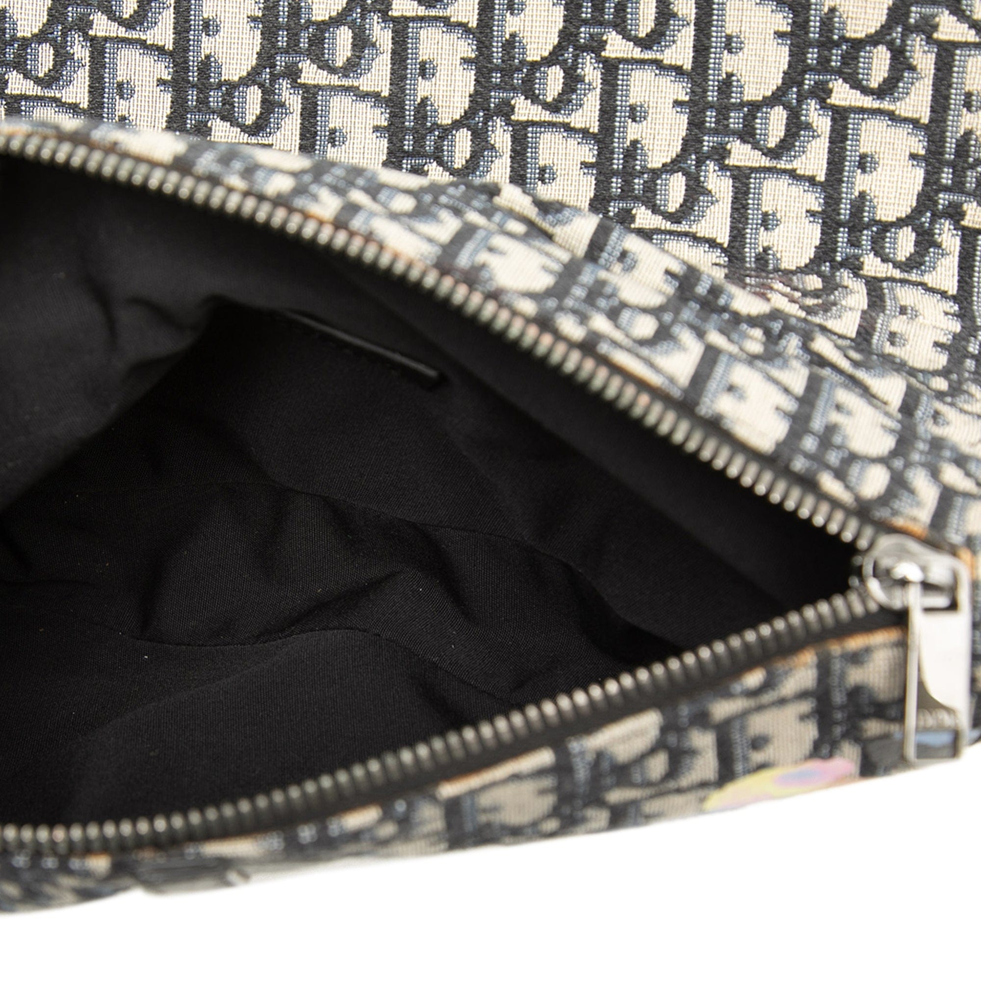 Dior Alex Foxton Oblique Canvas Saddle Crossbody