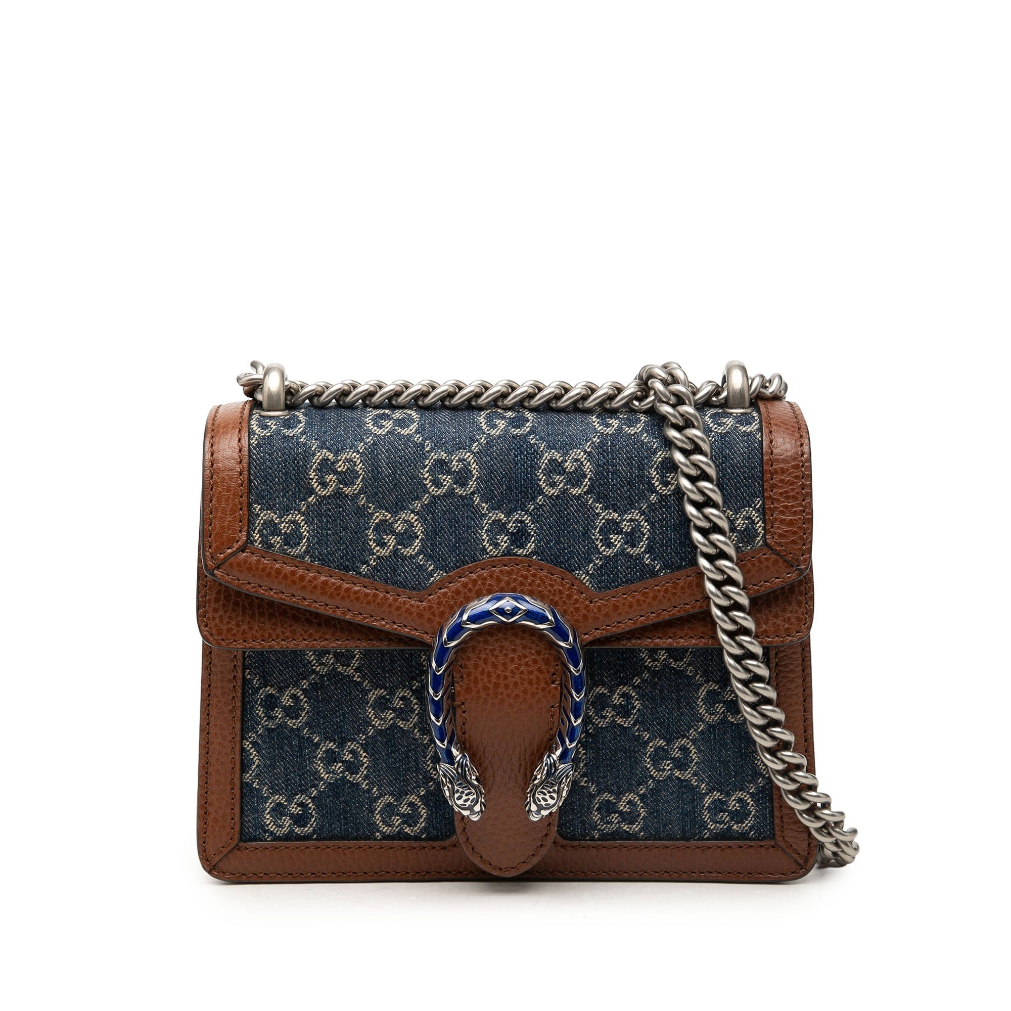 Gucci Small GG Denim Dionysus Crossbody