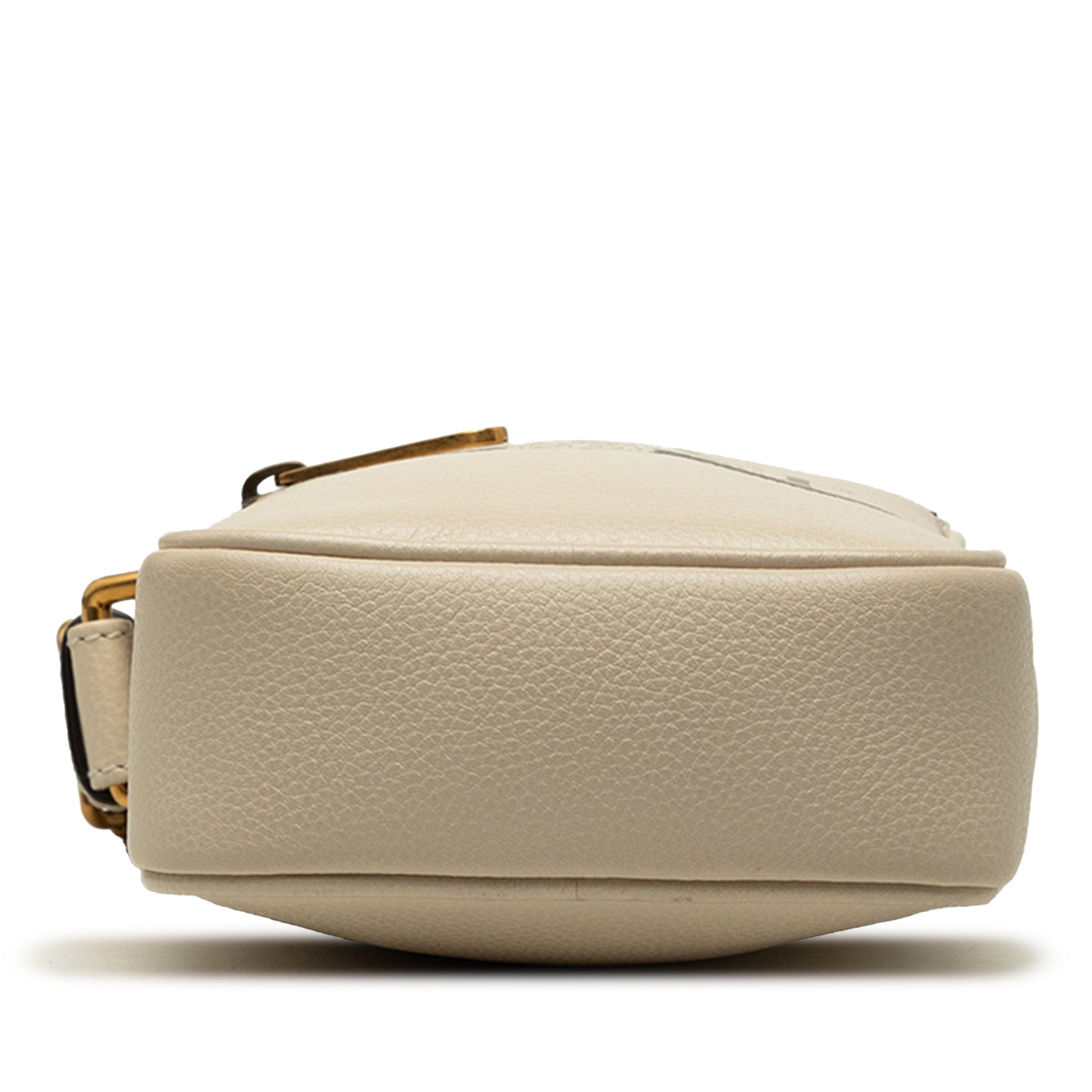 Gucci Mini Grained Calfskin Logo Crossbody