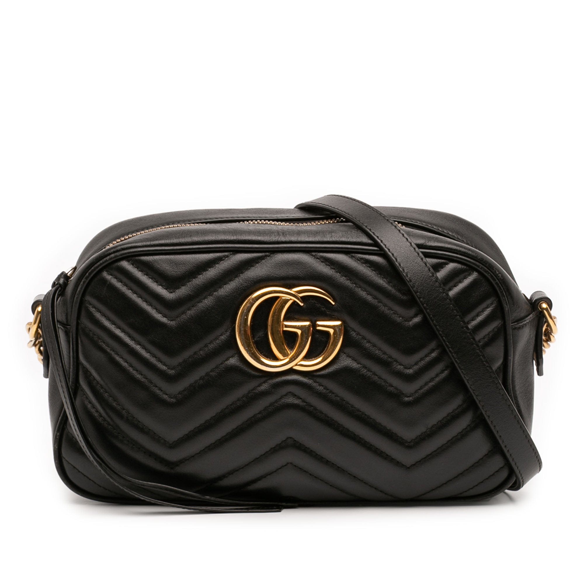 Gucci Small GG Marmont Matelasse Calfskin Crossbody