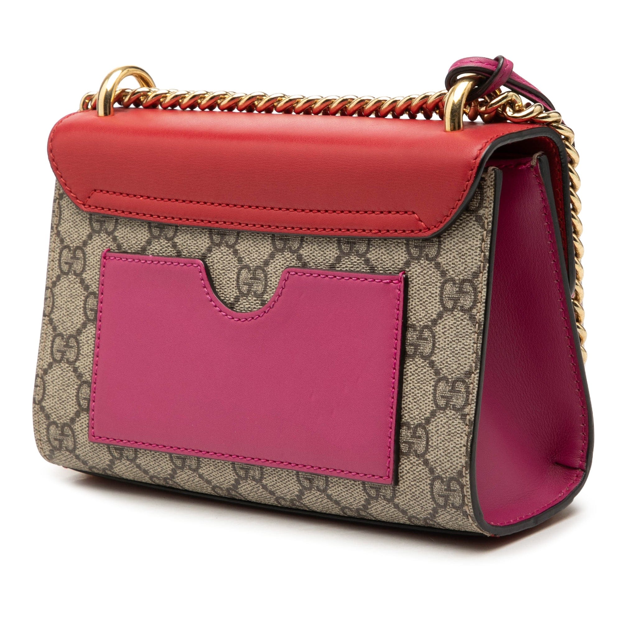 Gucci Small GG Supreme Padlock Crossbody