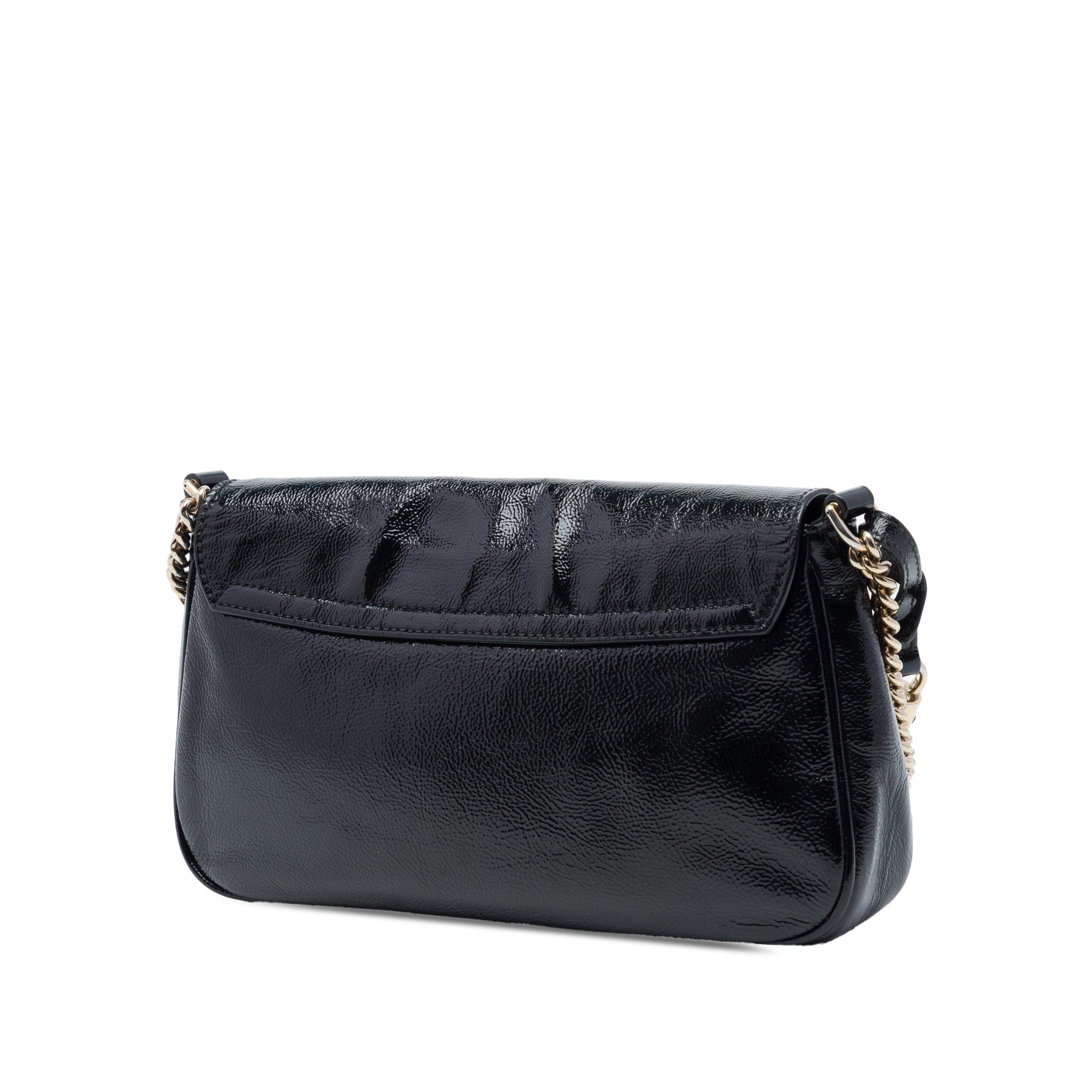 Gucci Medium Patent Soho Chain Flap Crossbody