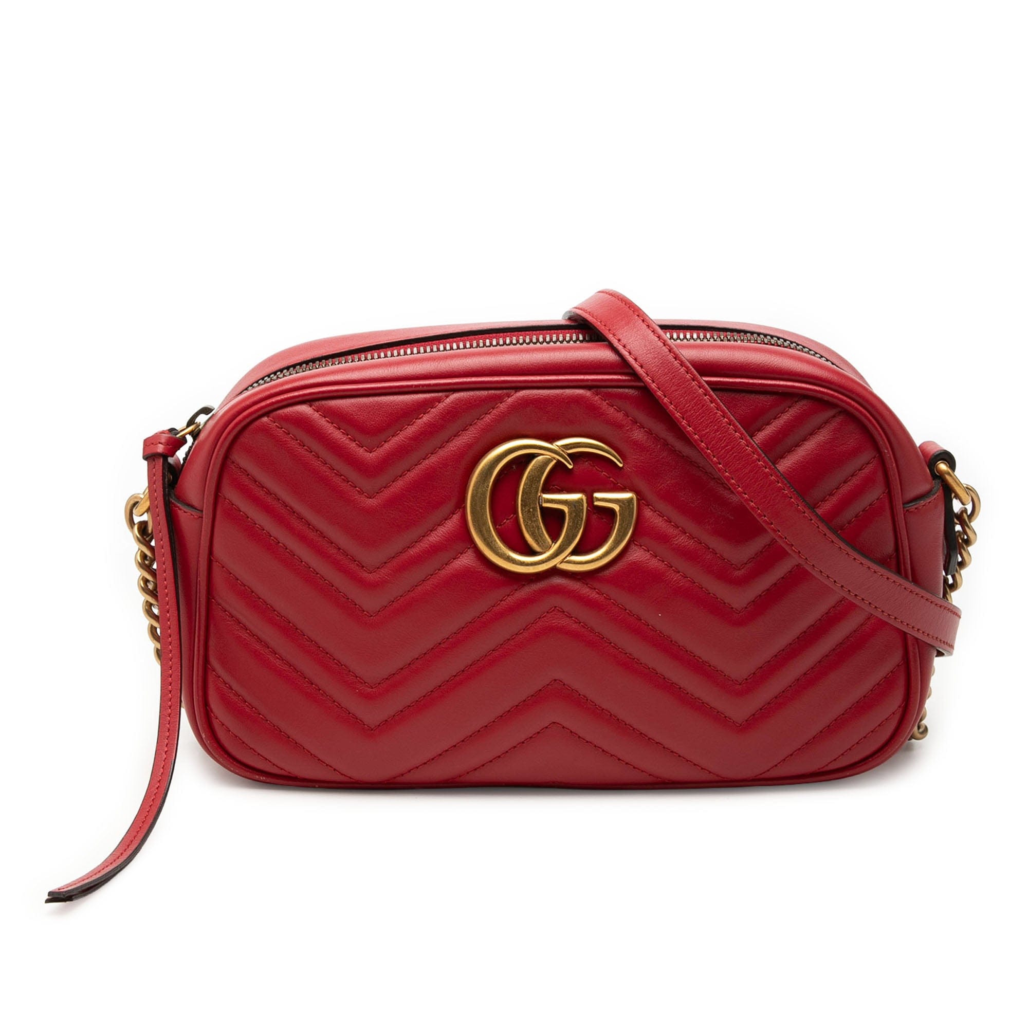 Gucci Small GG Marmont Matelasse Leather Crossbody