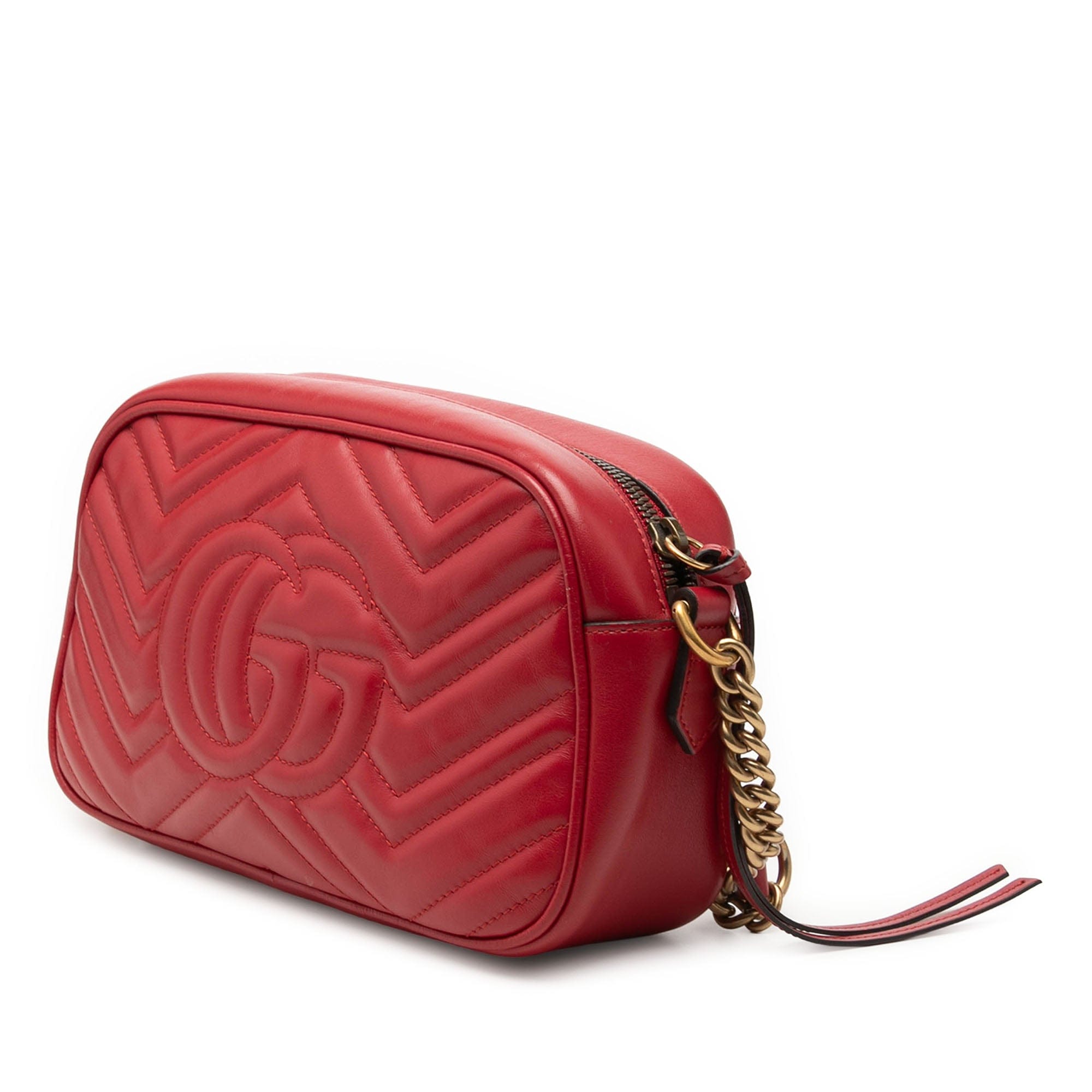 Gucci Small GG Marmont Matelasse Leather Crossbody